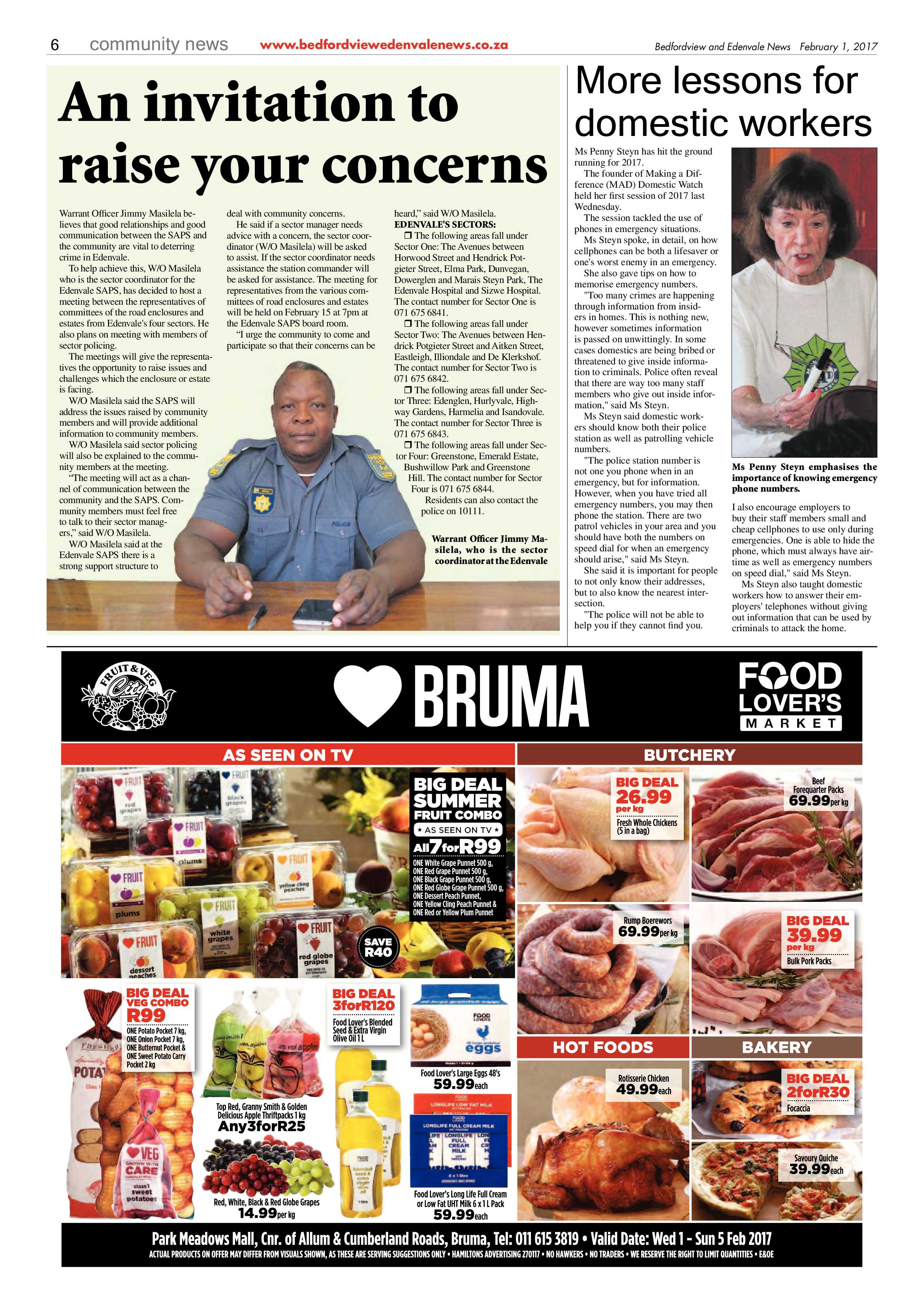 Bedfordview and Edenvale News 01 February 2017 page 6