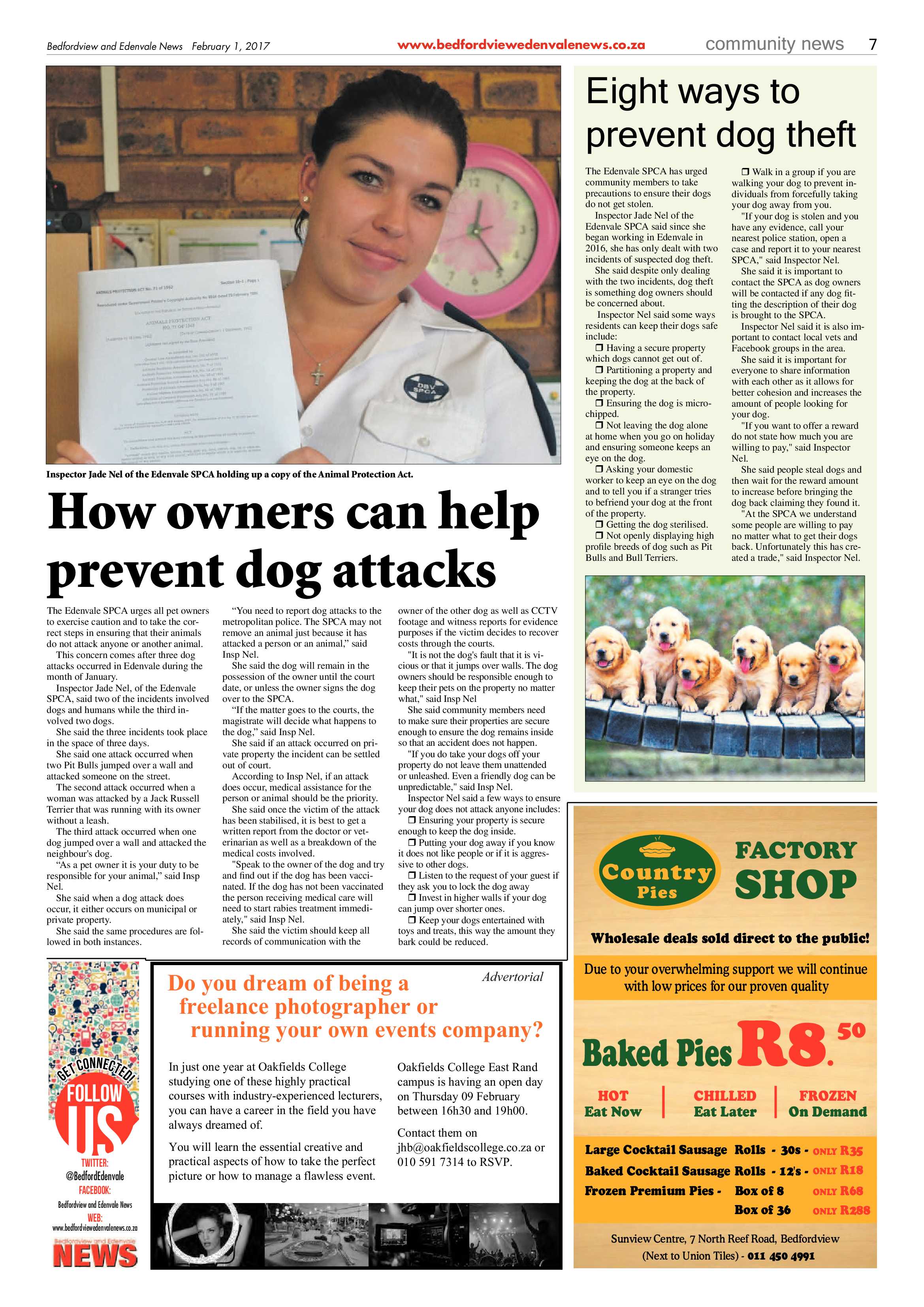 Bedfordview and Edenvale News 01 February 2017 page 7