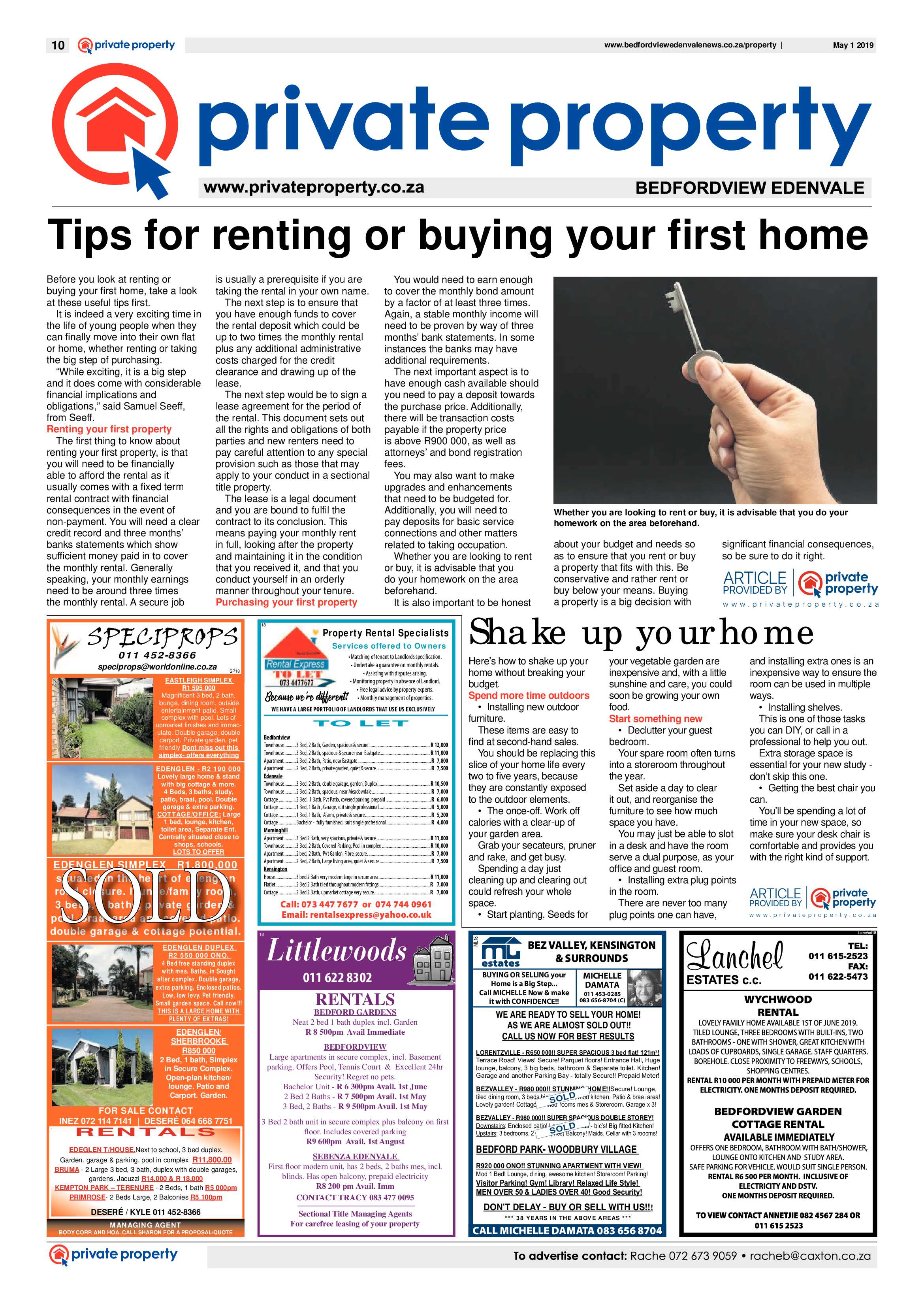 Bedfordview and Edenvale News 01 May 2019 page 10