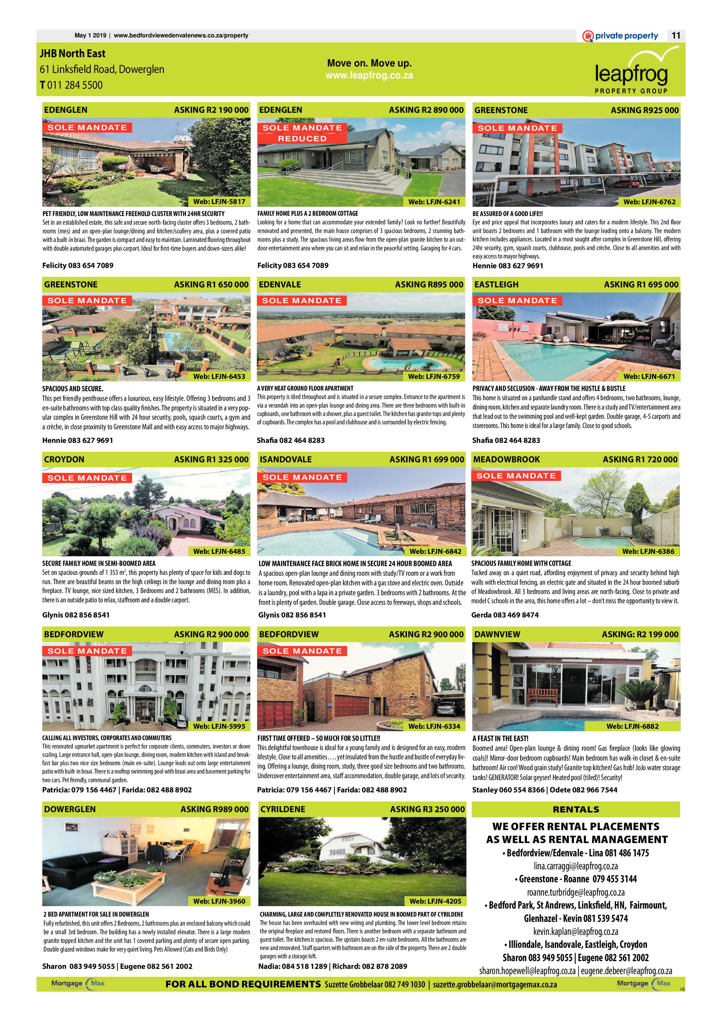 Bedfordview and Edenvale News 01 May 2019 page 11