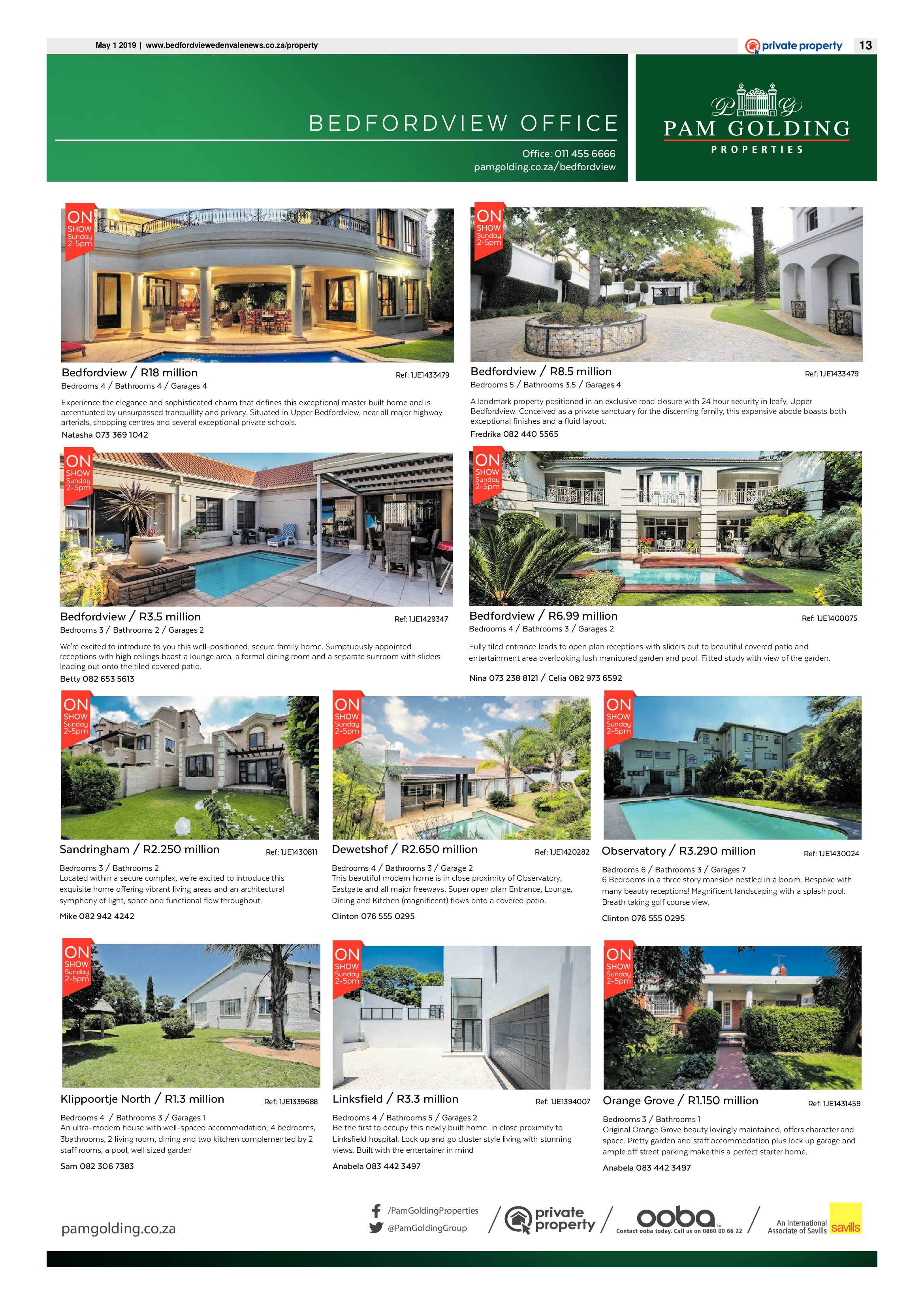 Bedfordview and Edenvale News 01 May 2019 page 13