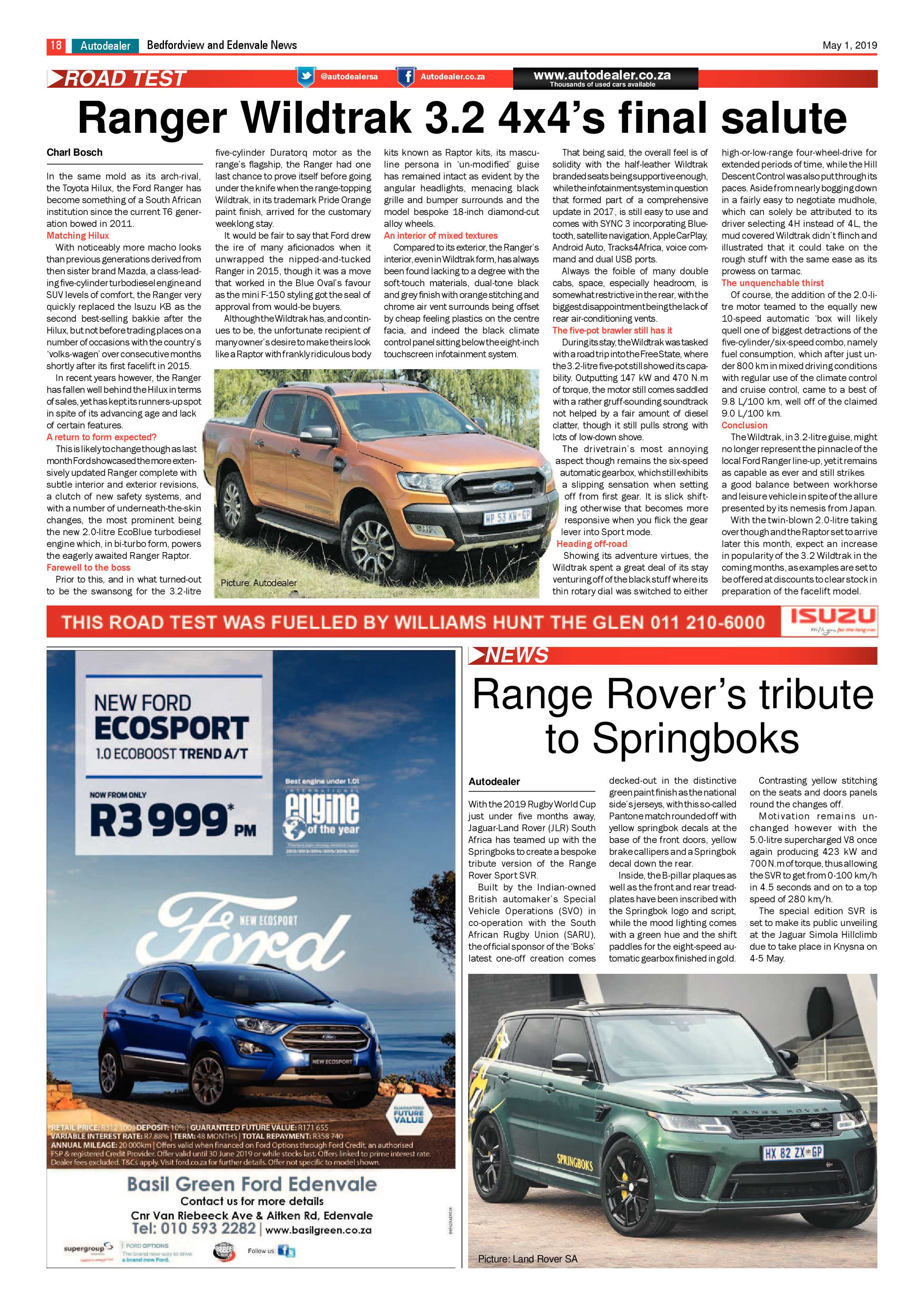 Bedfordview and Edenvale News 01 May 2019 page 18