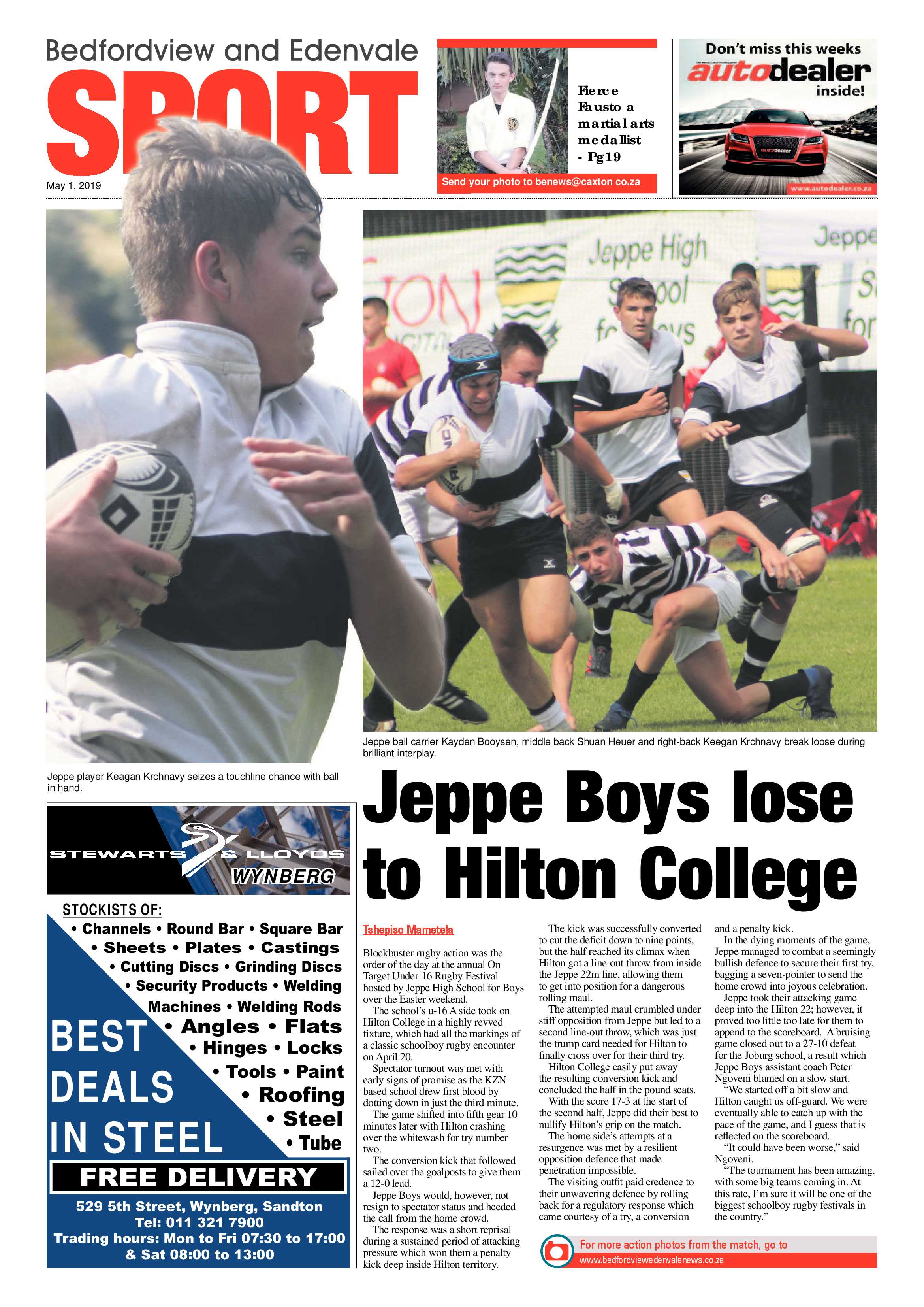 Bedfordview and Edenvale News 01 May 2019 page 20