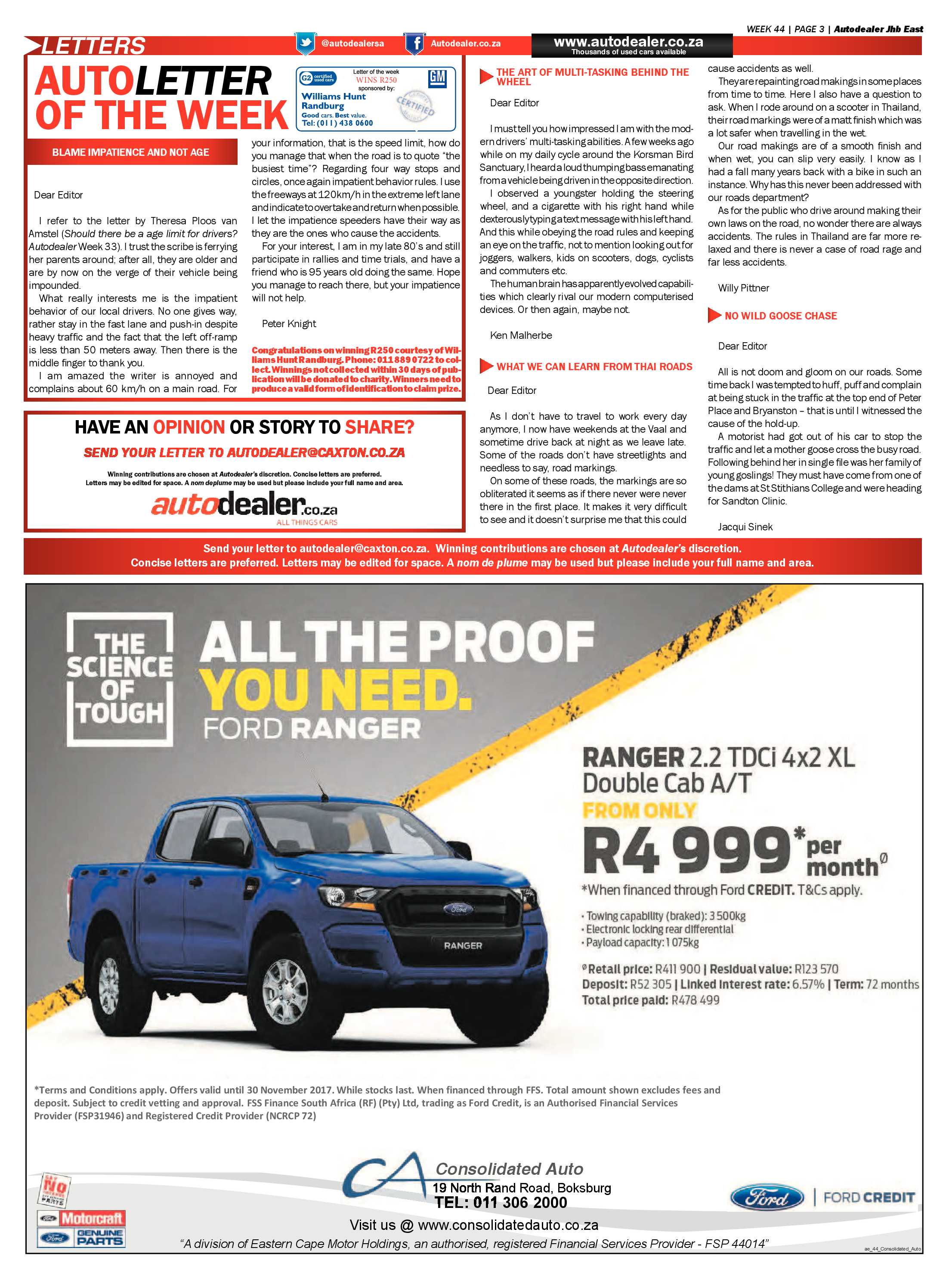 Bedfordview and Edenvale News 01 November 2017 page 23