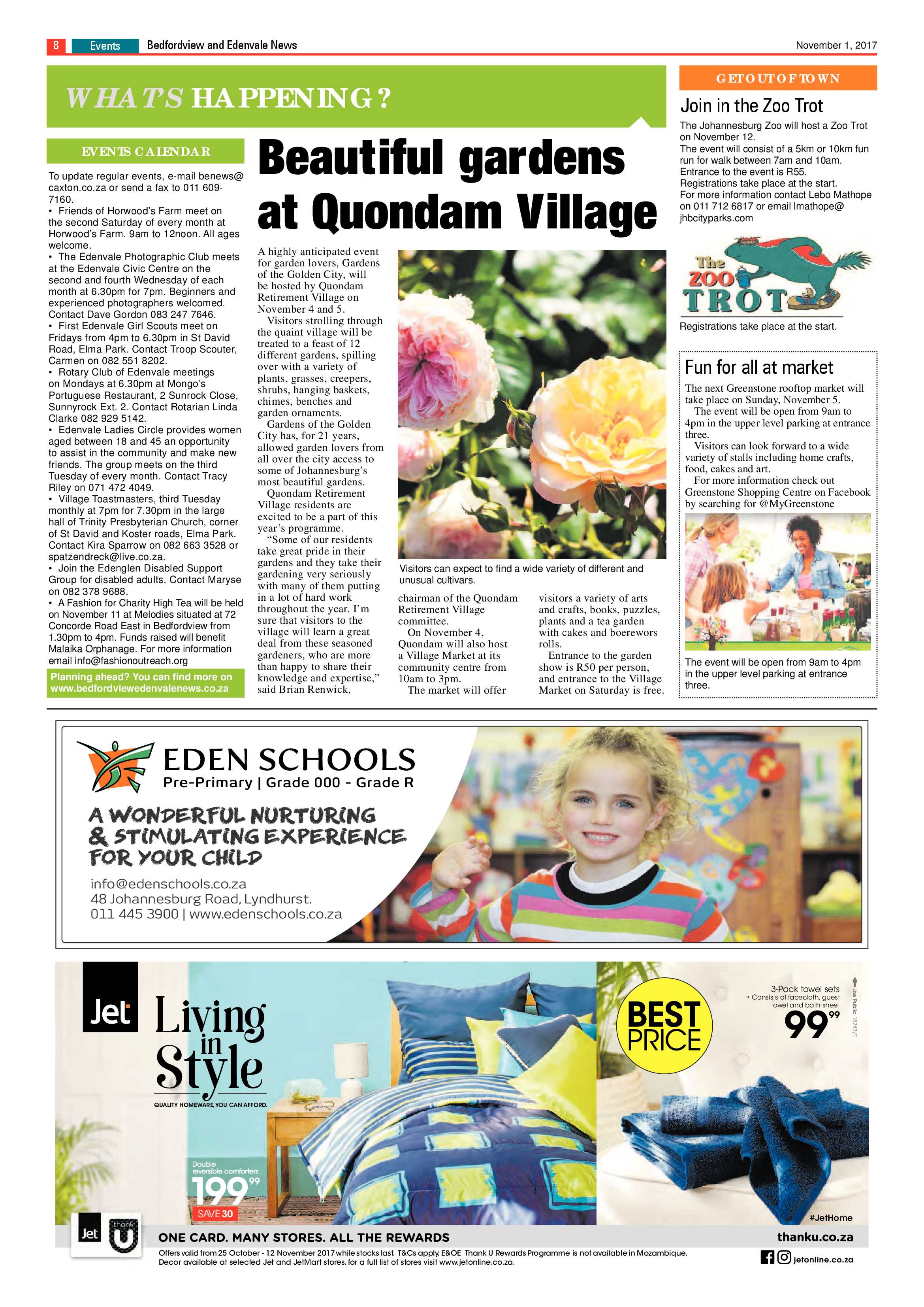 Bedfordview and Edenvale News 01 November 2017 page 8