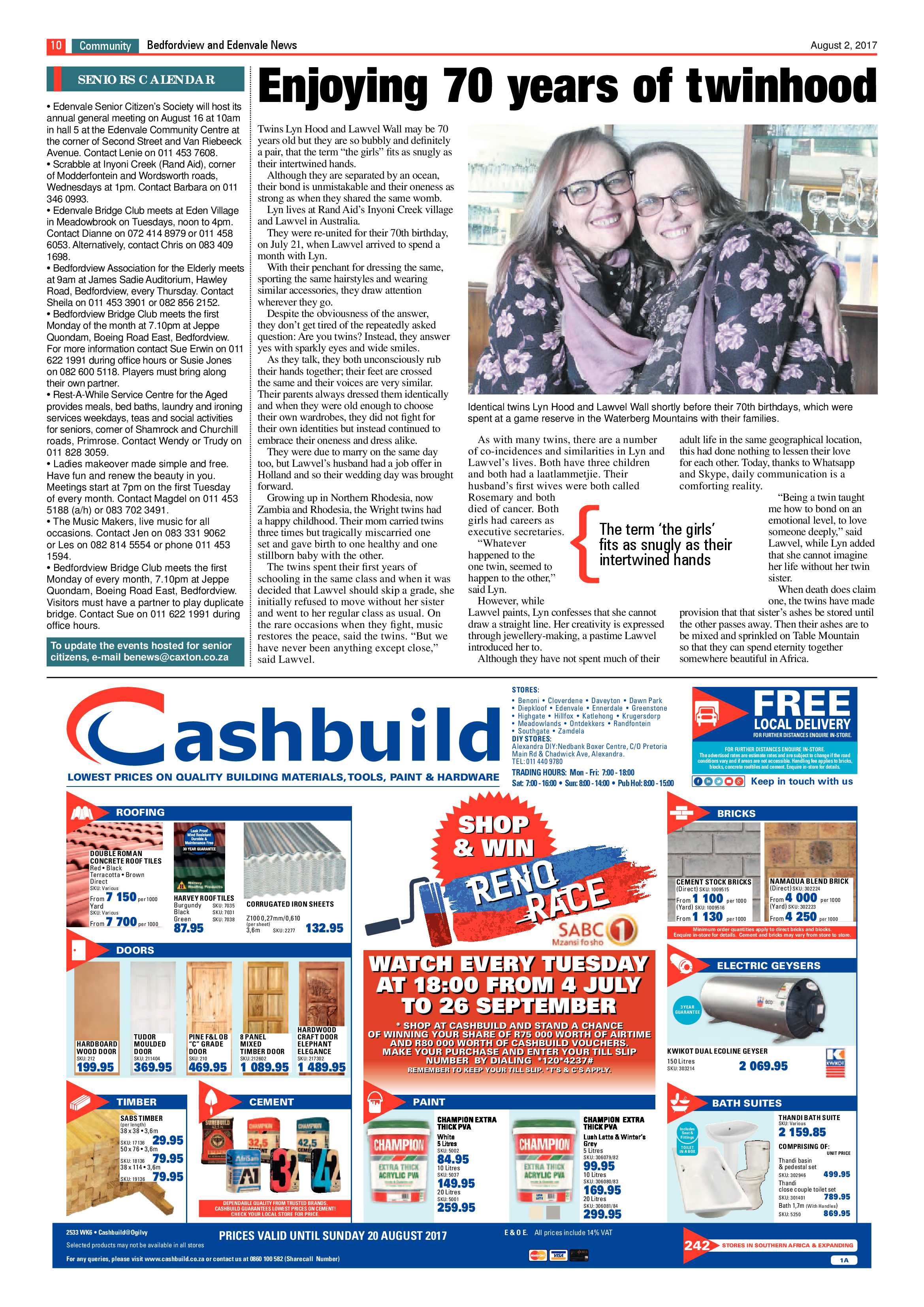 Bedfordview and Edenvale News 02 August 2017 page 10