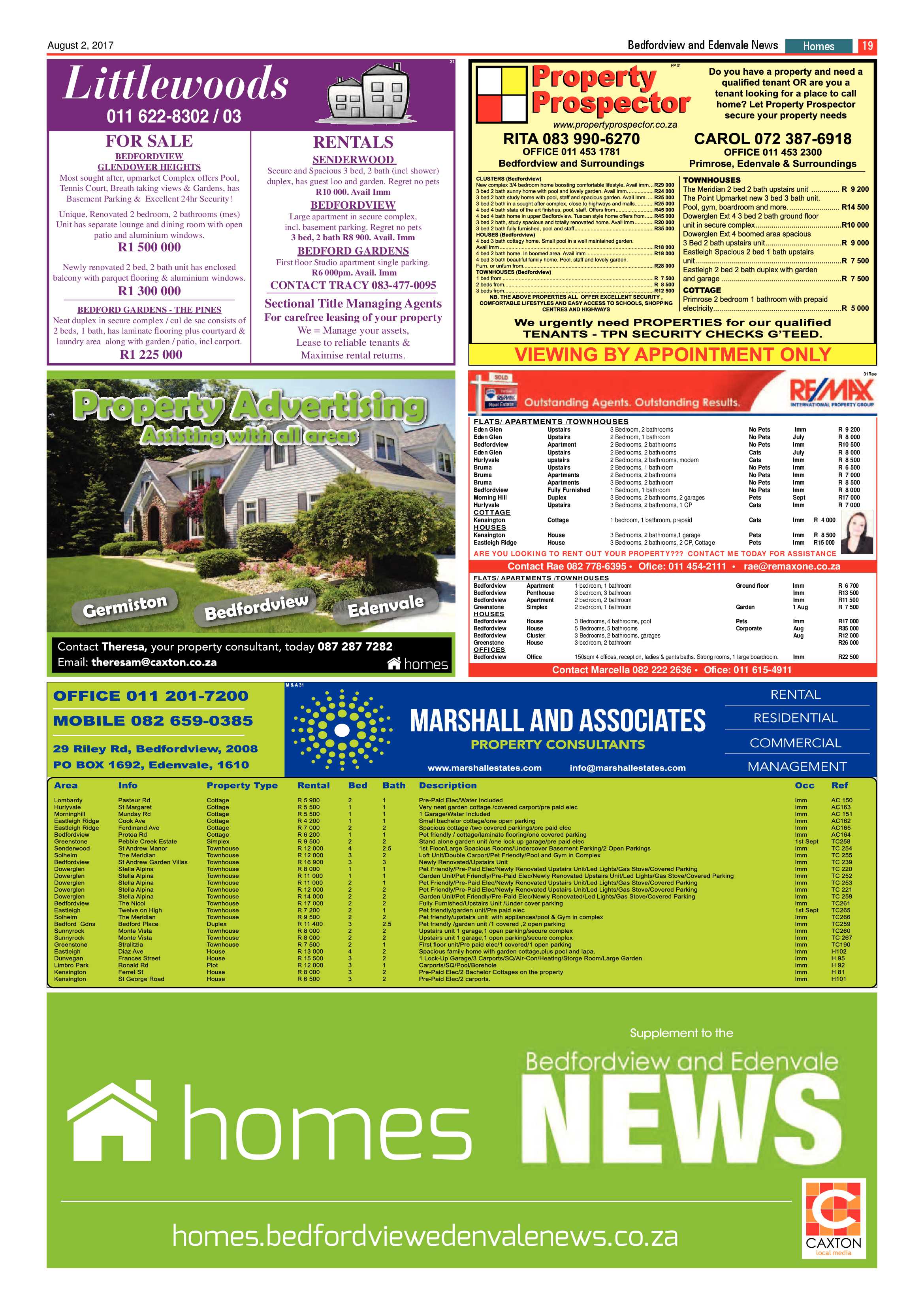 Bedfordview and Edenvale News 02 August 2017 page 19