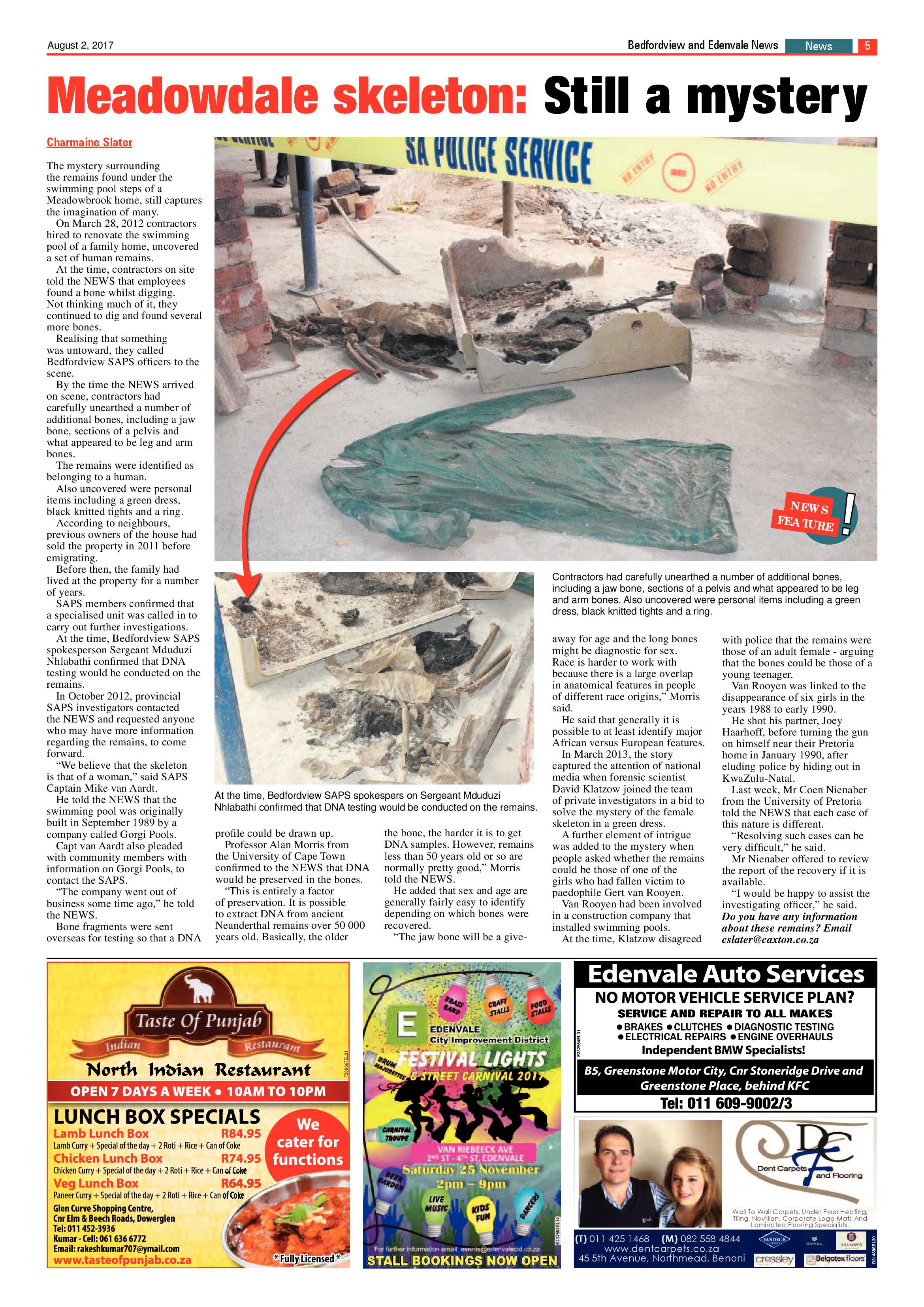 Bedfordview and Edenvale News 02 August 2017 page 5