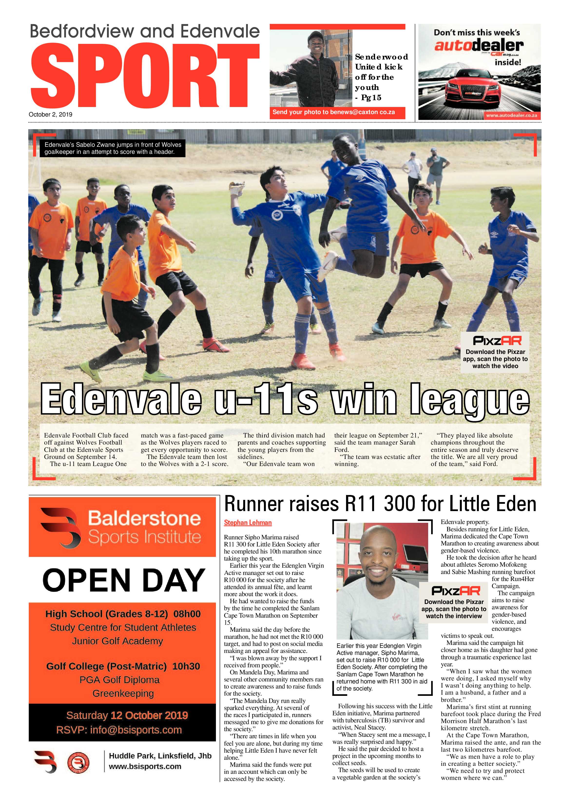 Bedfordview and Edenvale News 02 October 2019 page 16