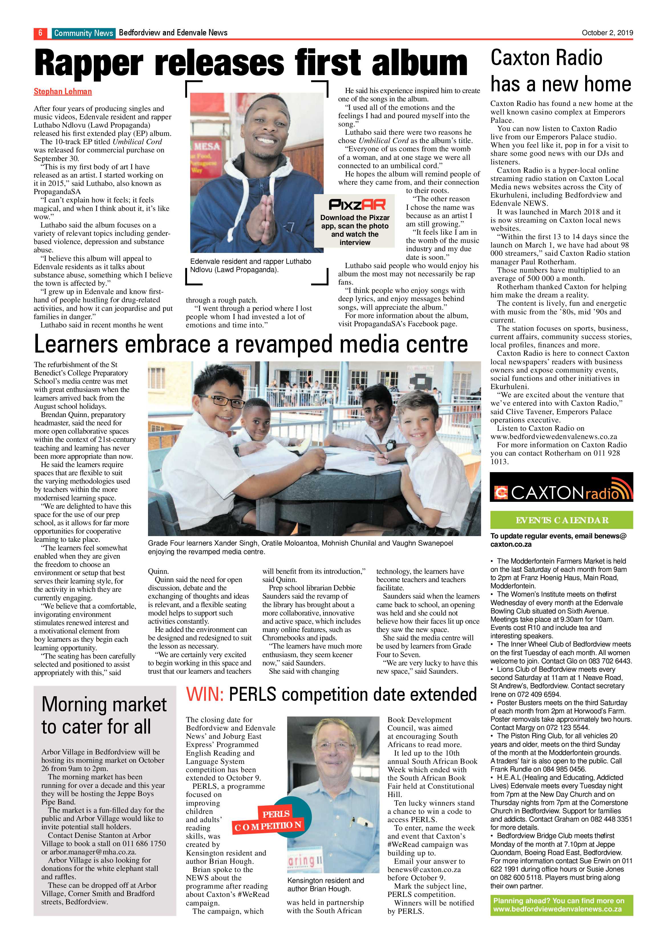 Bedfordview and Edenvale News 02 October 2019 page 6