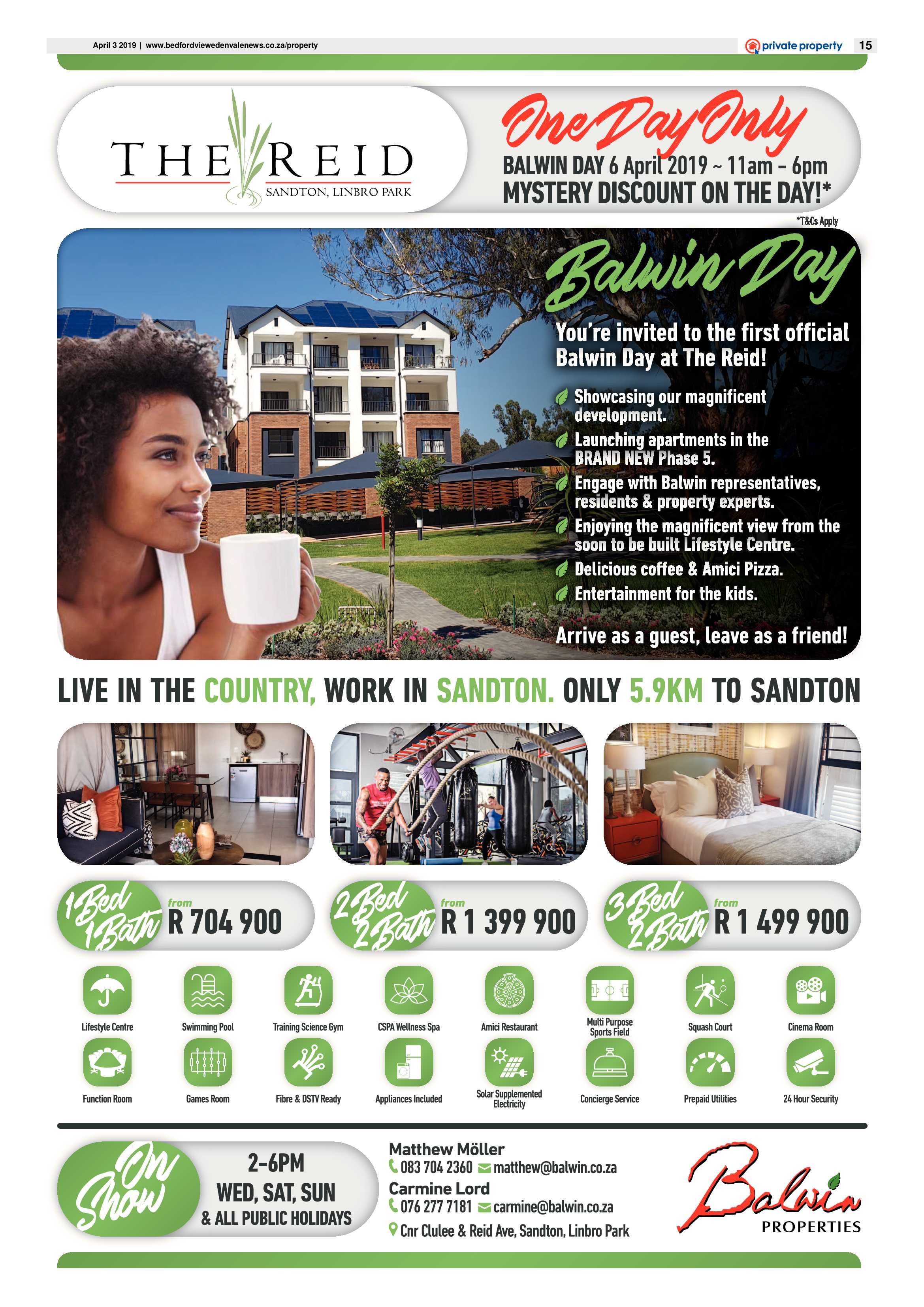 Bedfordview and Edenvale News 03 April 2019 page 15