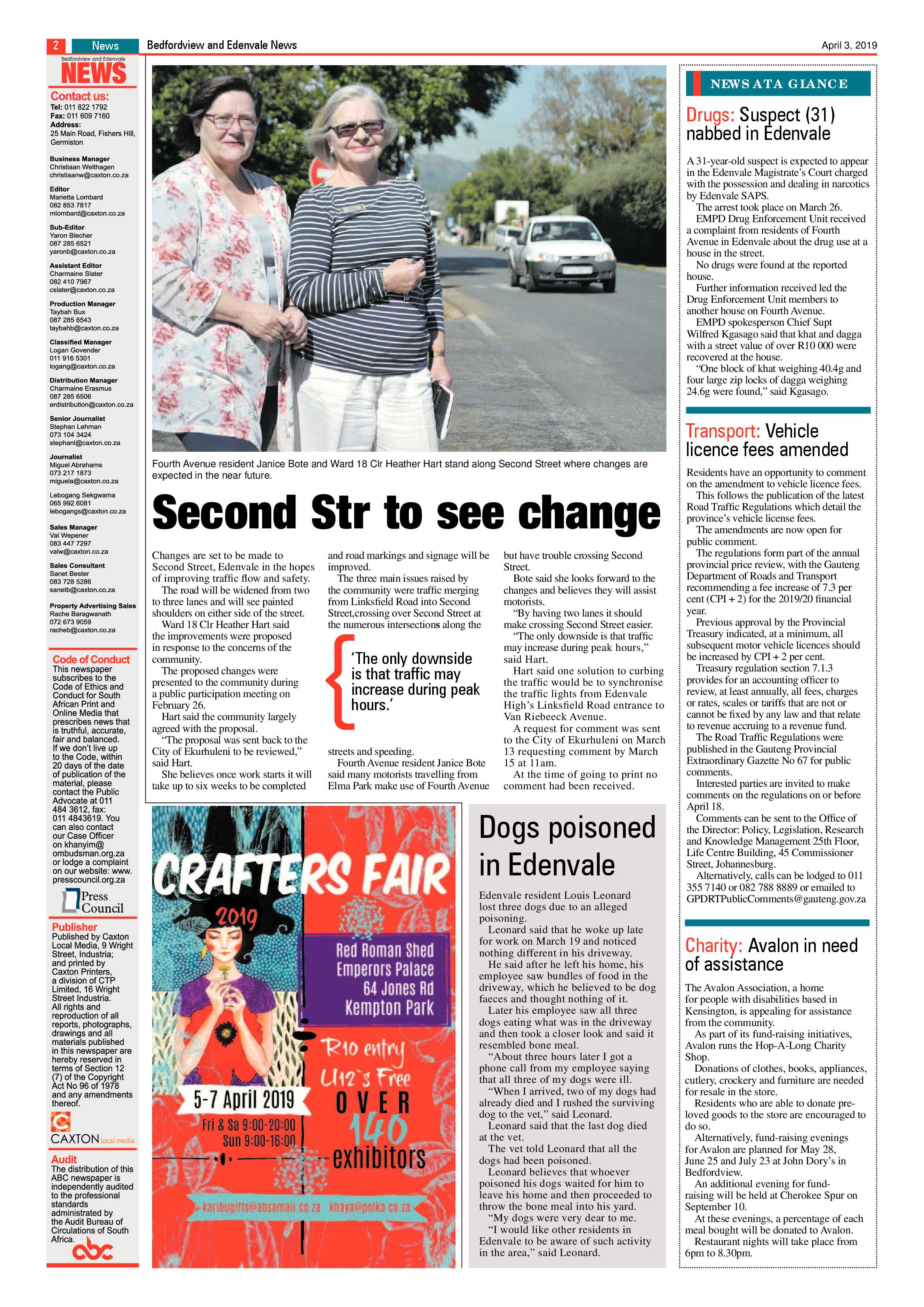 Bedfordview and Edenvale News 03 April 2019 page 2