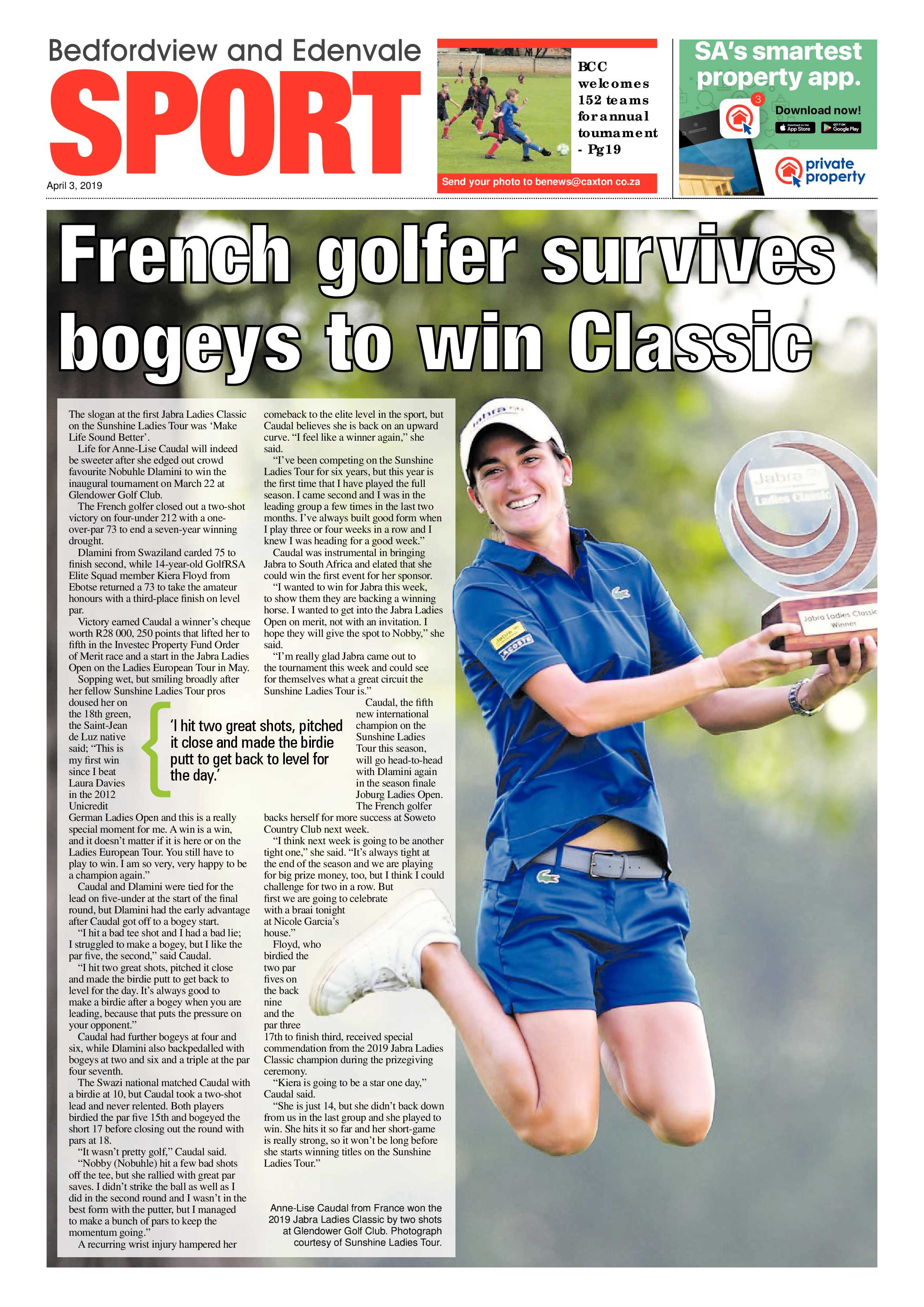 Bedfordview and Edenvale News 03 April 2019 page 20