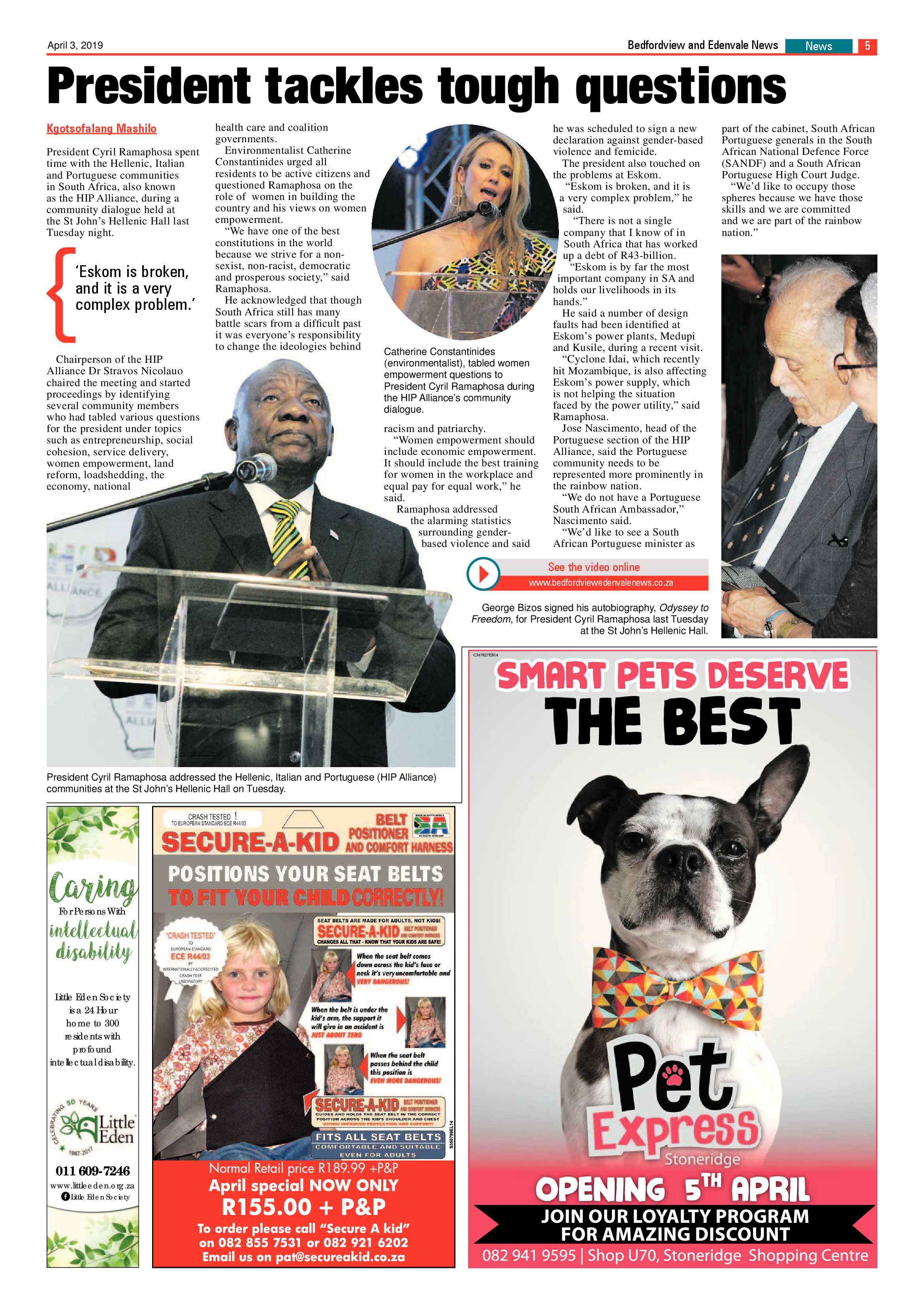 Bedfordview and Edenvale News 03 April 2019 page 5