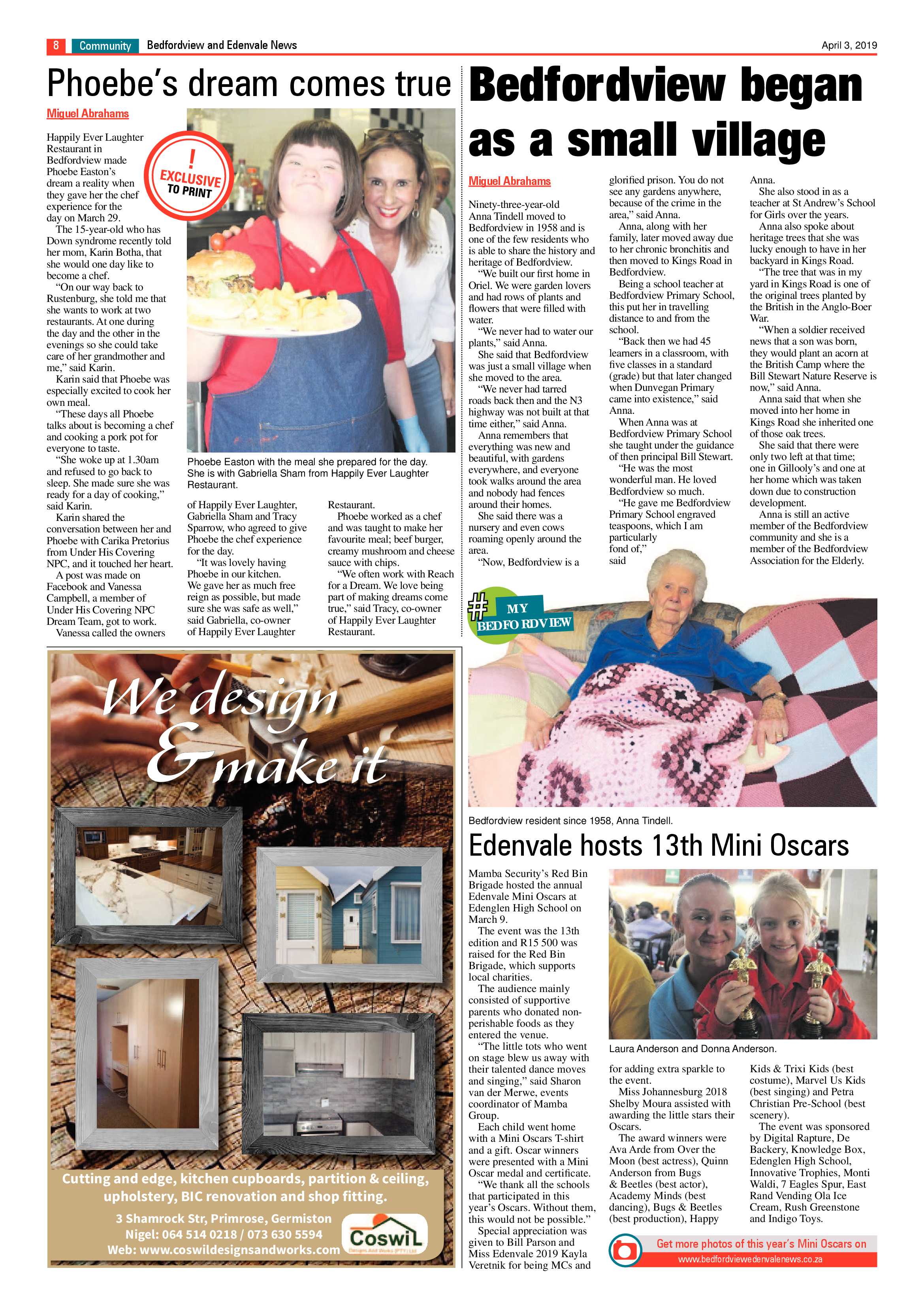 Bedfordview and Edenvale News 03 April 2019 page 8