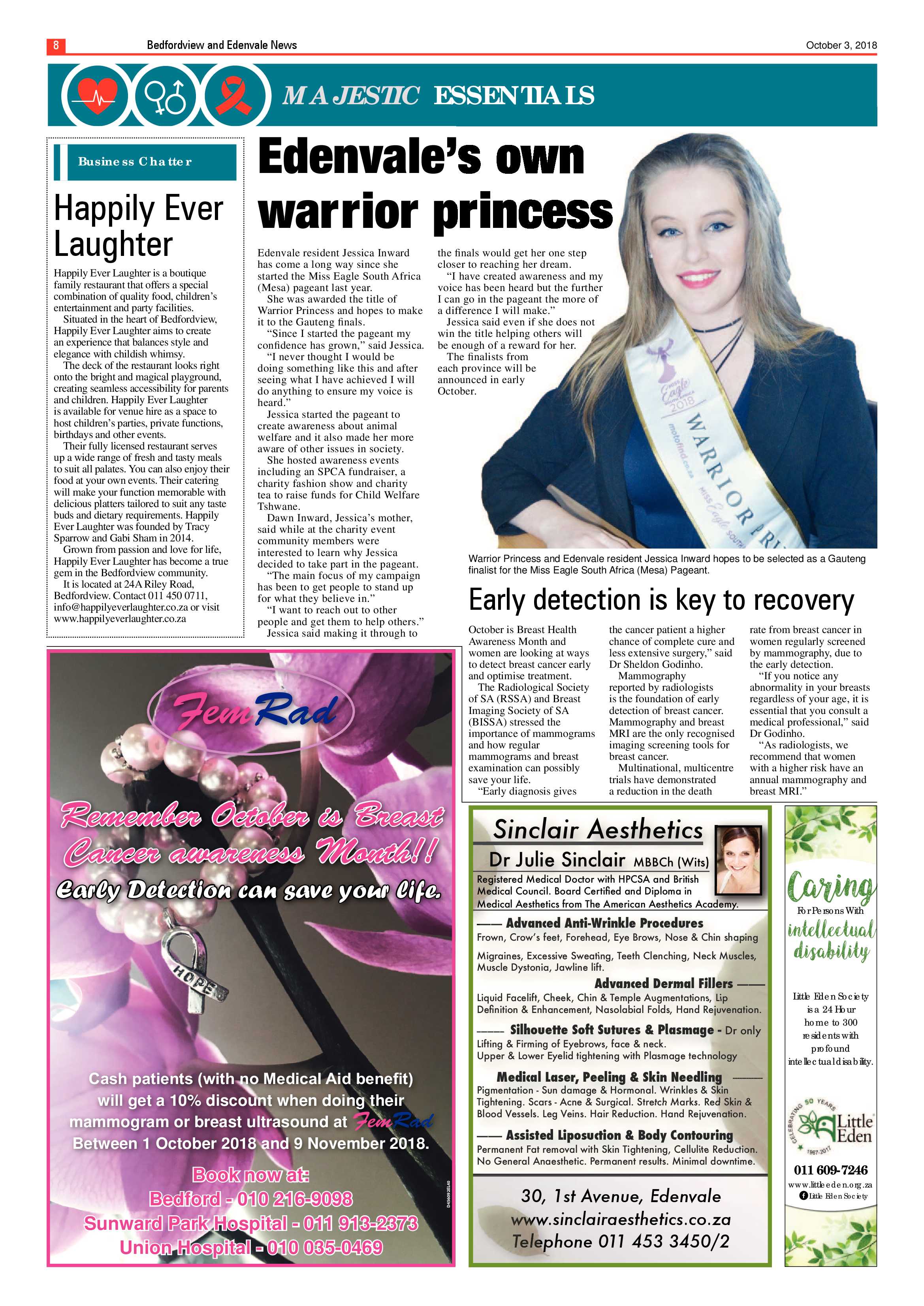 Bedfordview and Edenvale News 03 October 2018 page 8