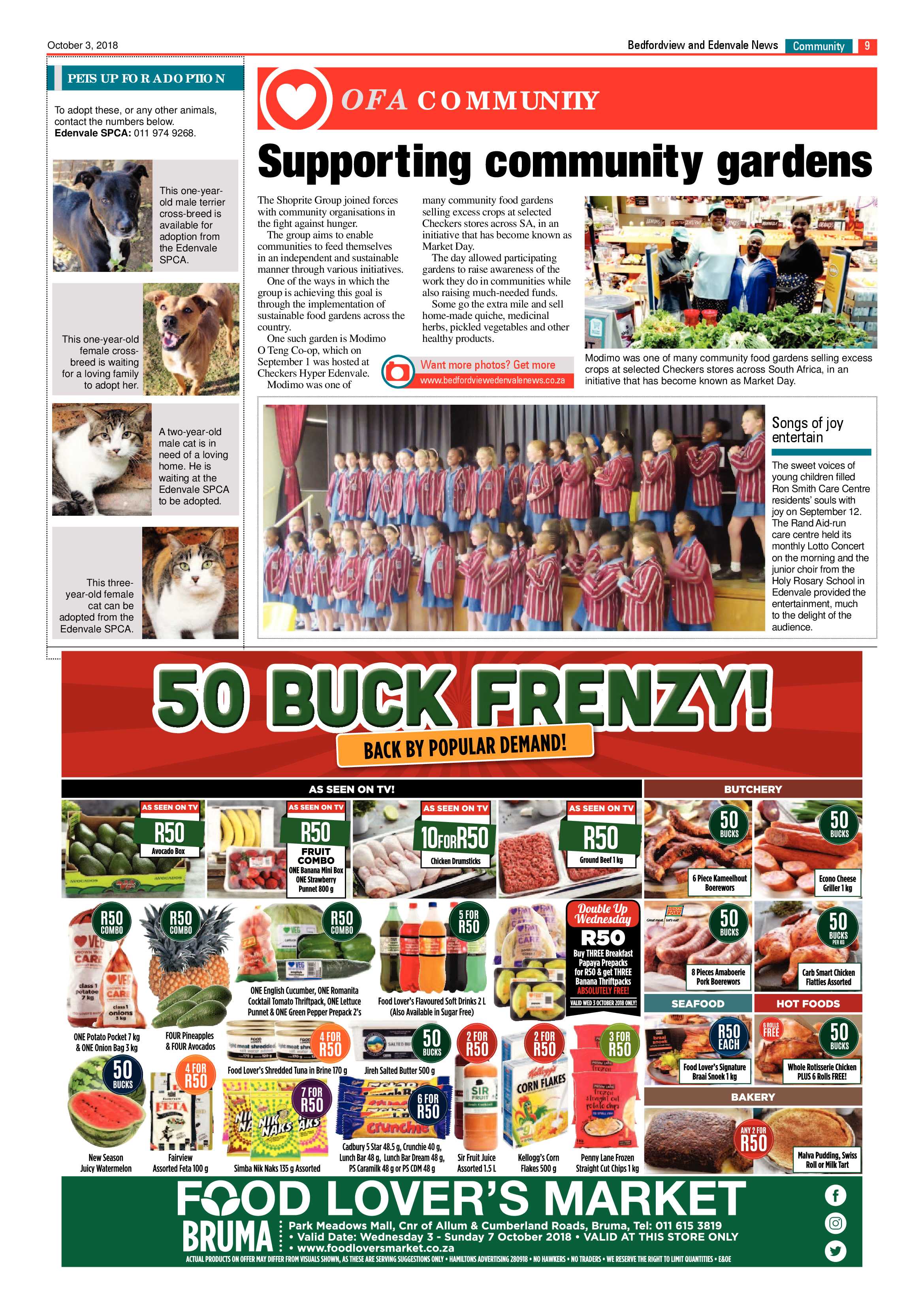 Bedfordview and Edenvale News 03 October 2018 page 9