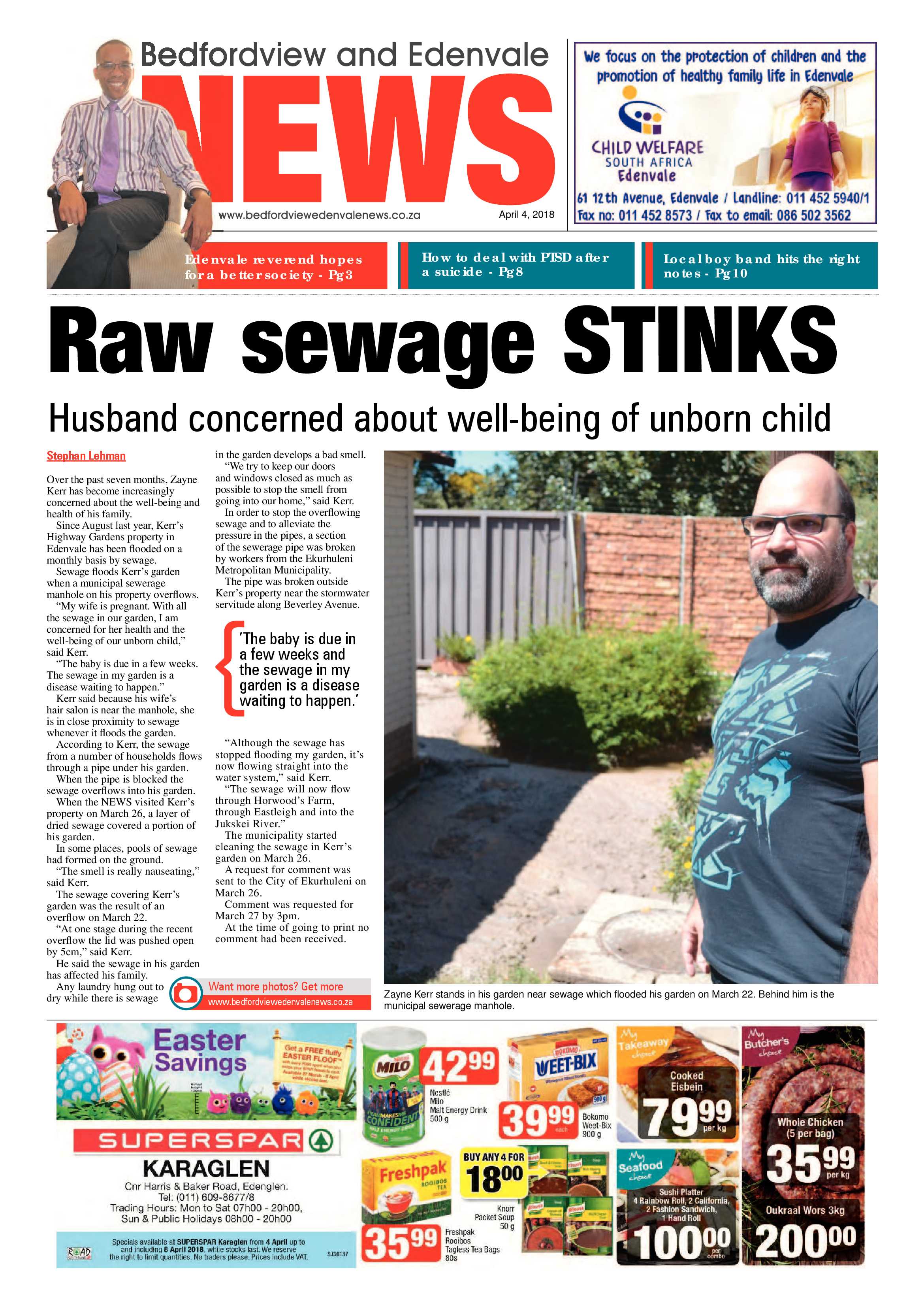 Bedfordview and Edenvale News 04 April 2018 page 1