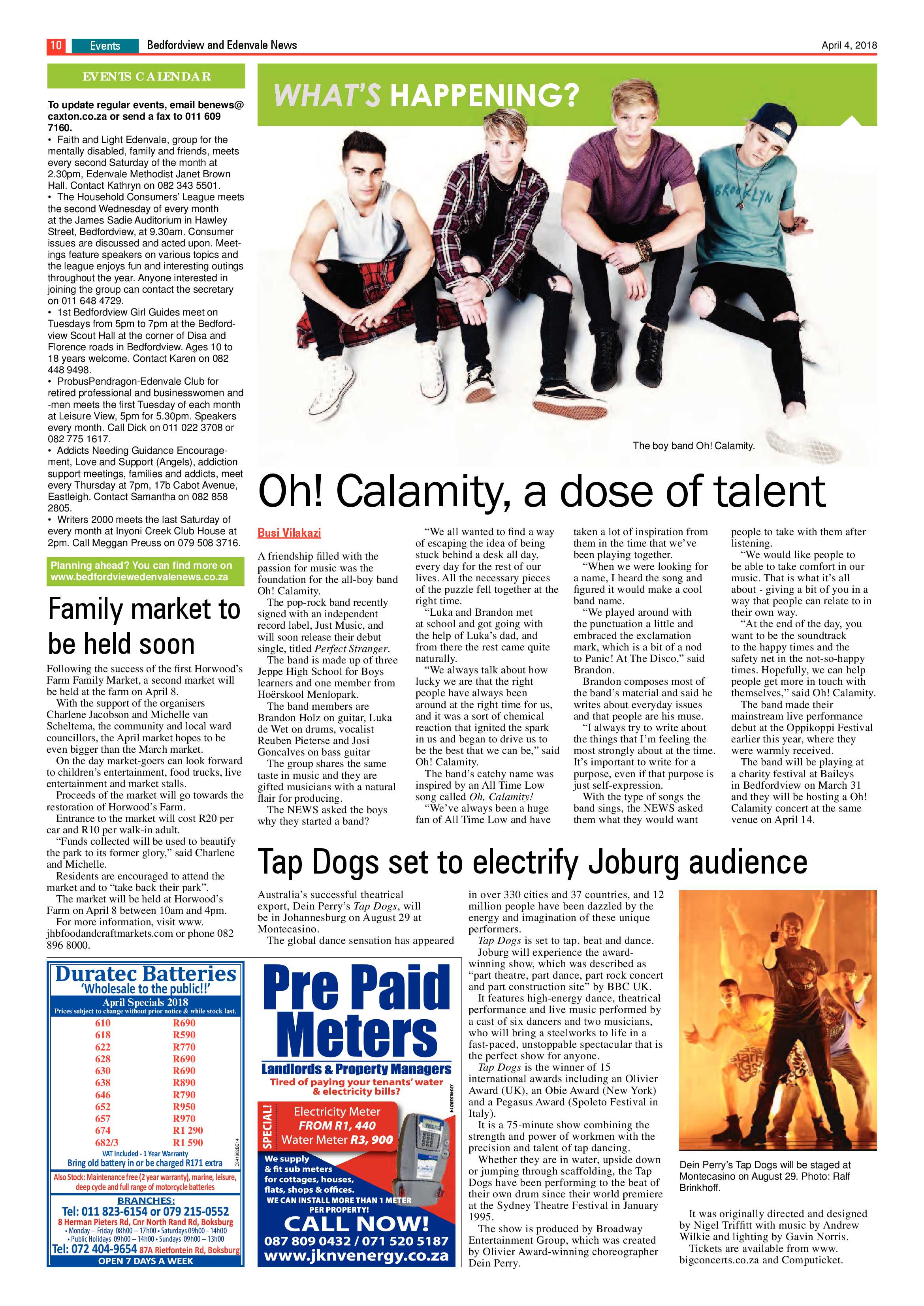 Bedfordview and Edenvale News 04 April 2018 page 10