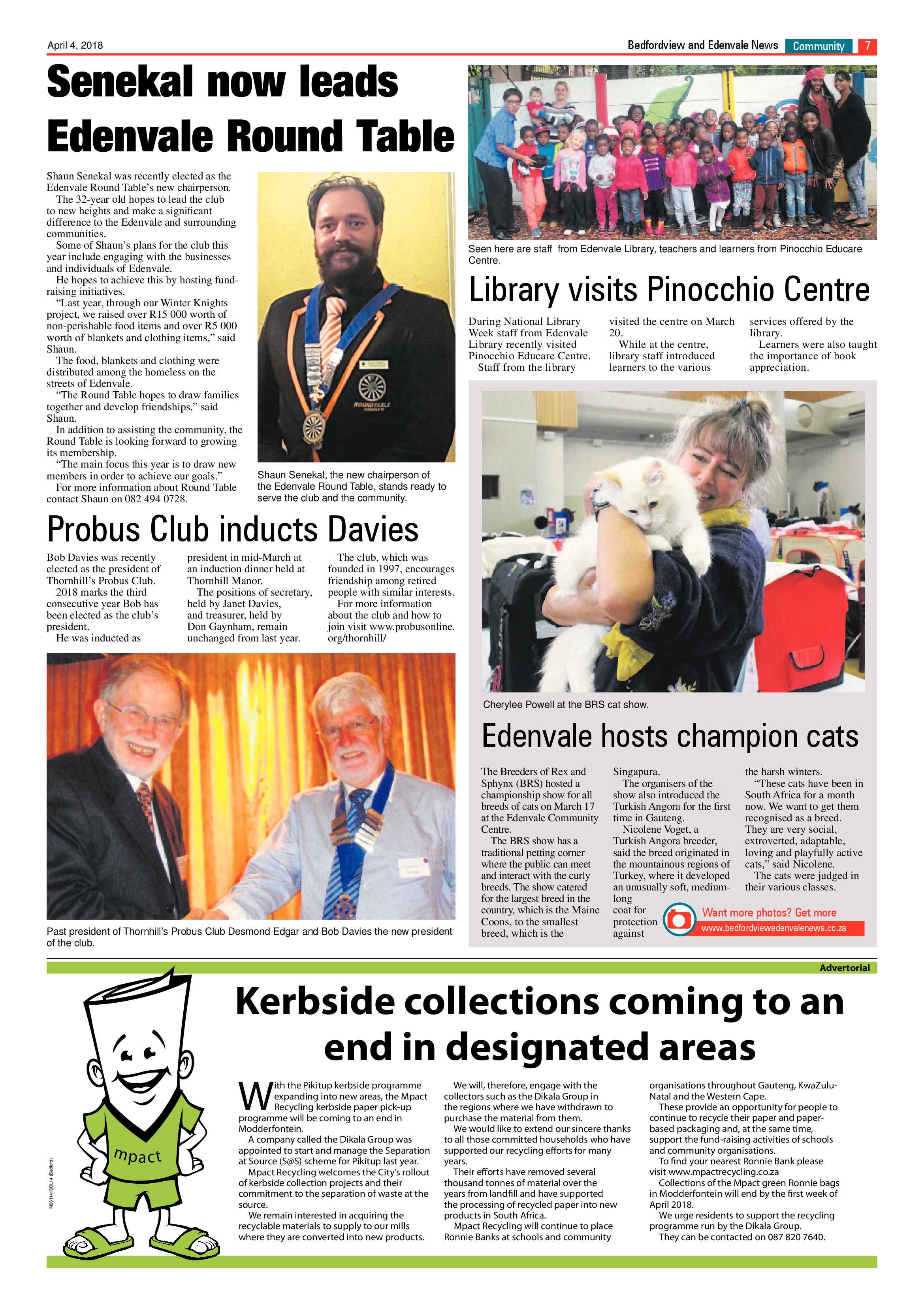 Bedfordview and Edenvale News 04 April 2018 page 7