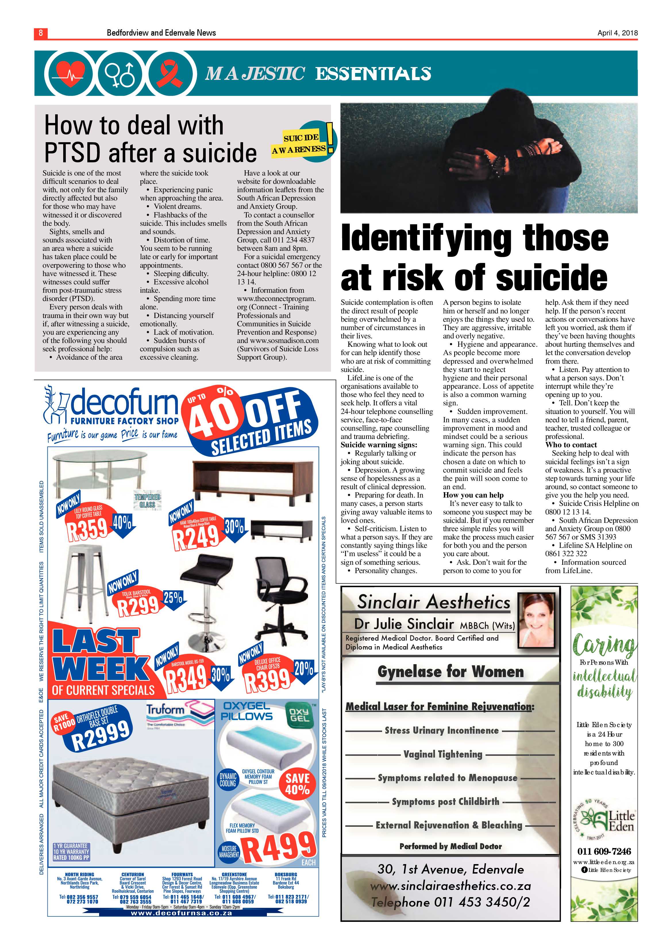 Bedfordview and Edenvale News 04 April 2018 page 8
