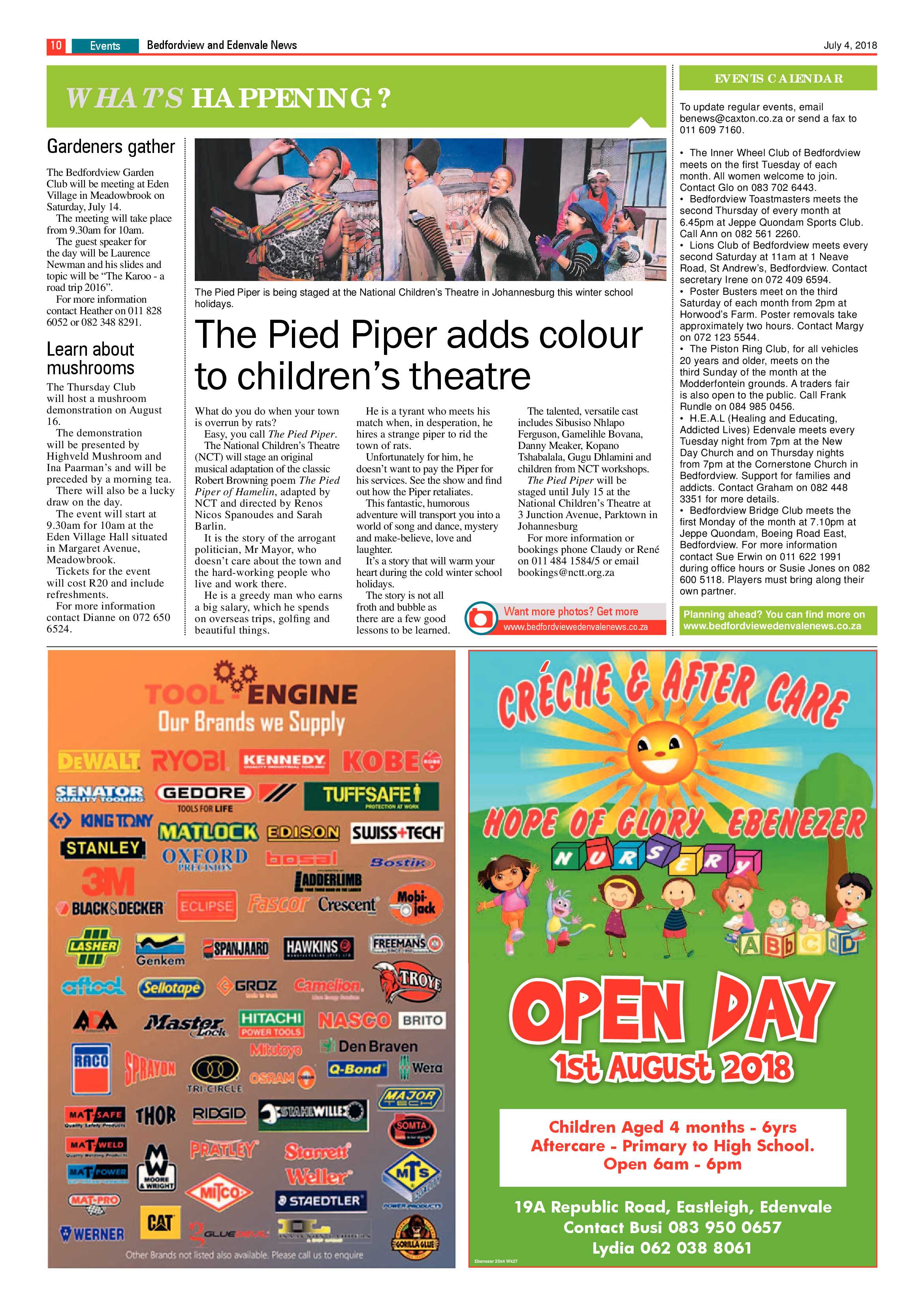 Bedfordview and Edenvale News 04 July 2018 page 10
