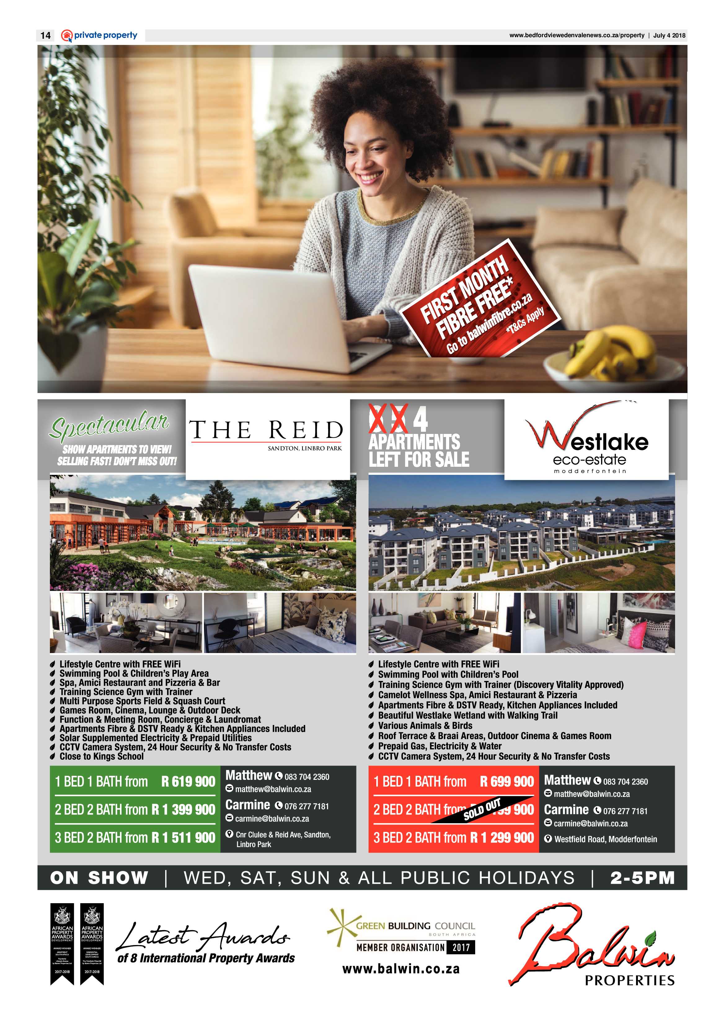 Bedfordview and Edenvale News 04 July 2018 page 14