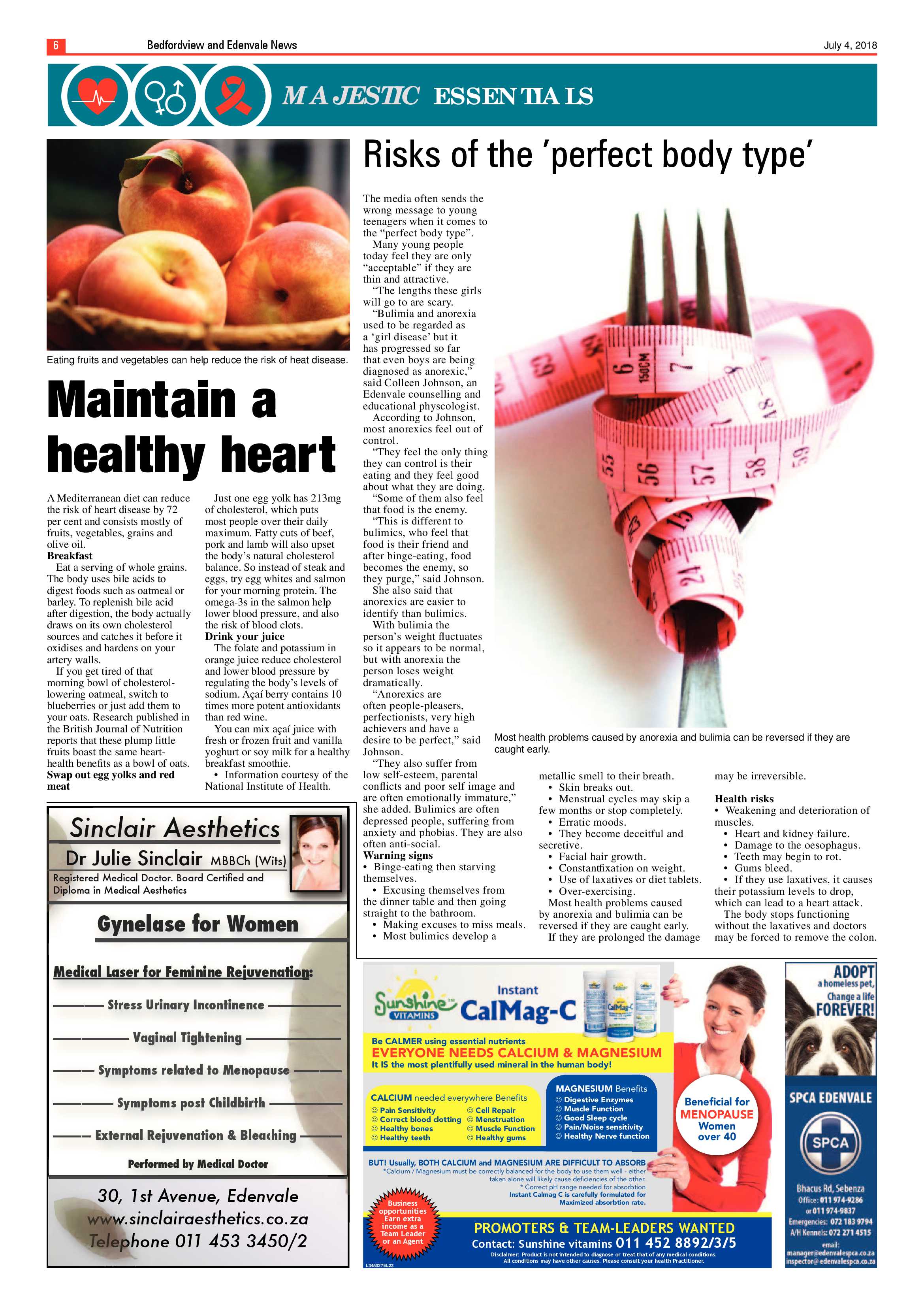 Bedfordview and Edenvale News 04 July 2018 page 6