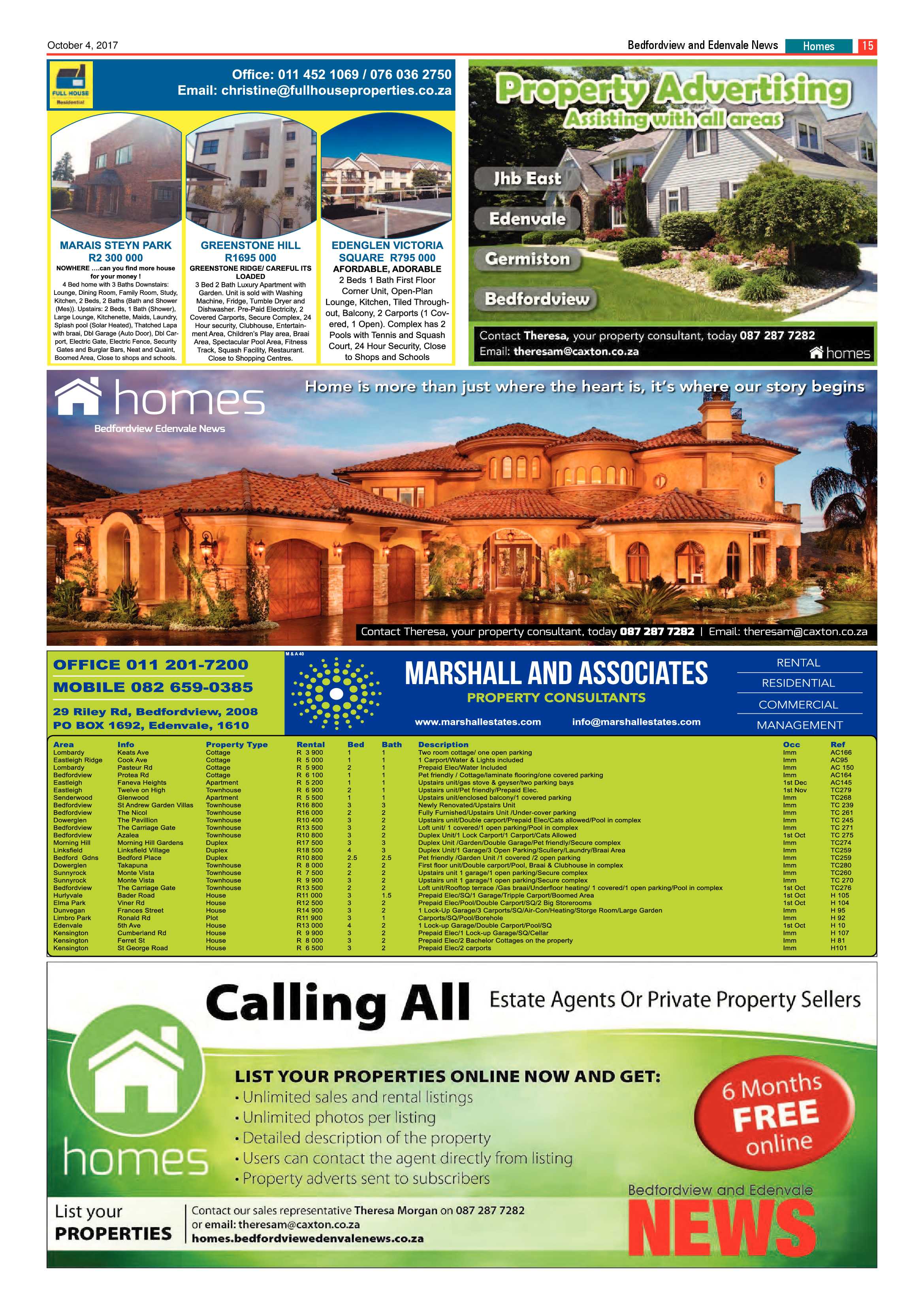 Bedfordview and Edenvale News 04 October 2017 page 15