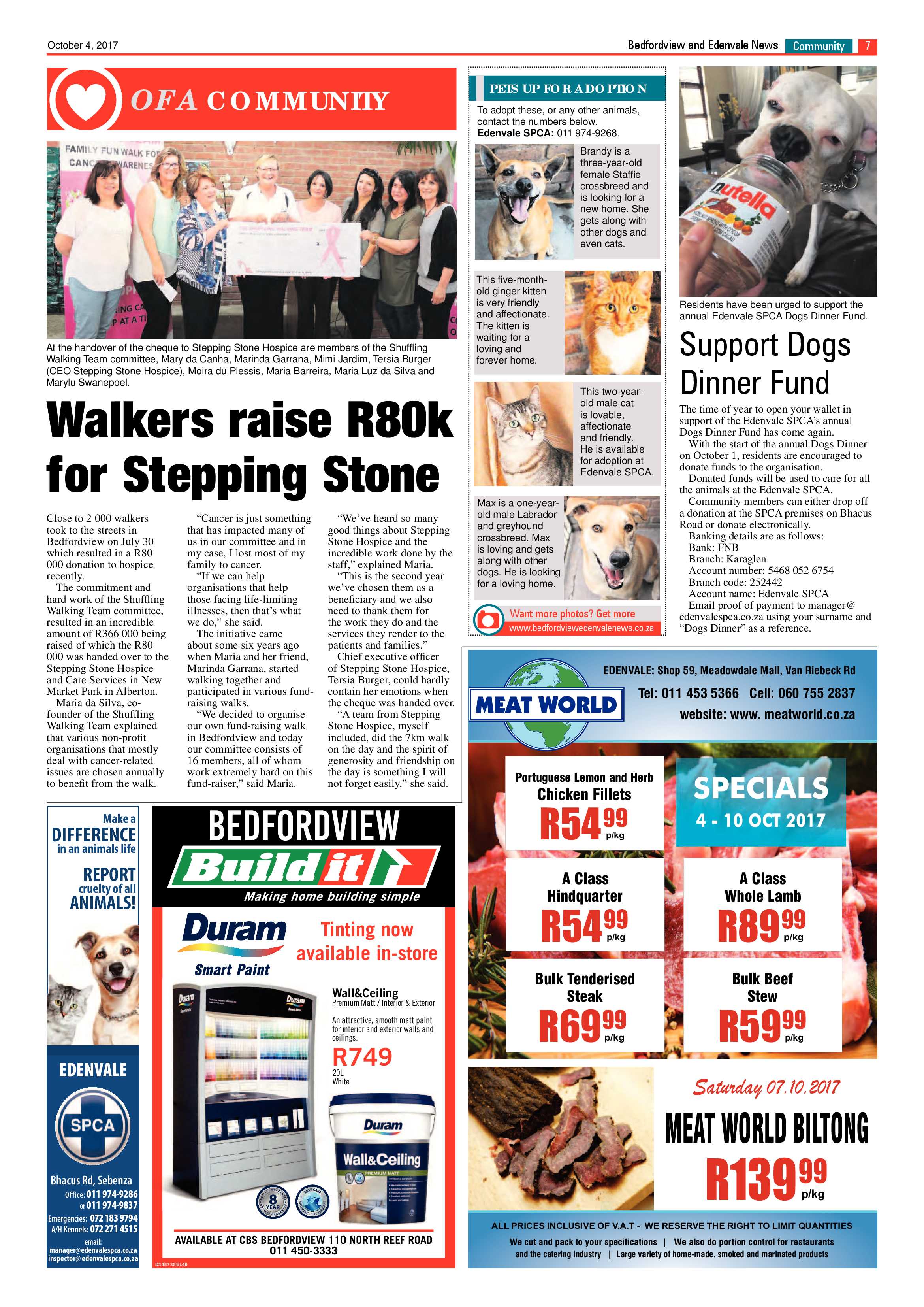 Bedfordview and Edenvale News 04 October 2017 page 7