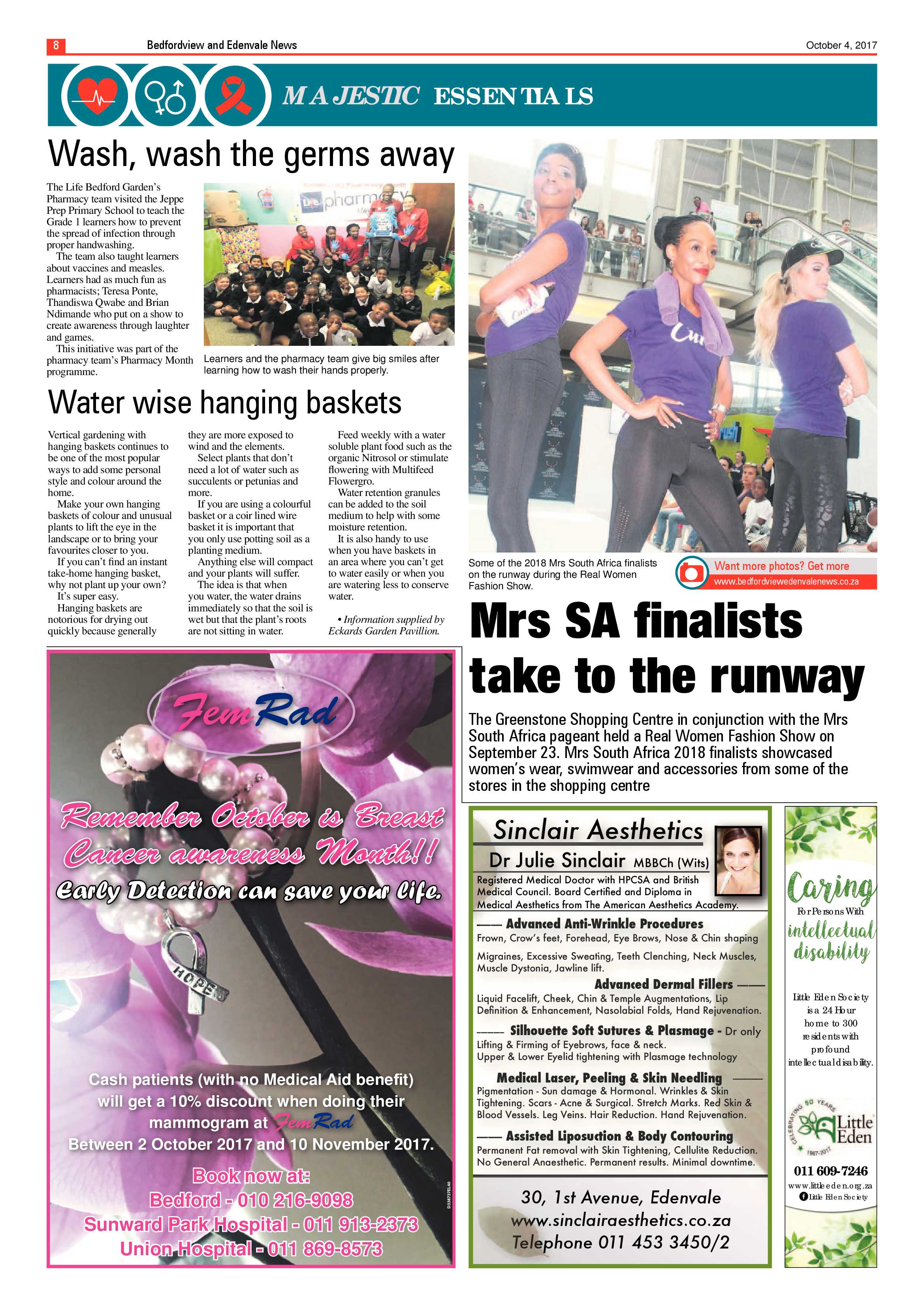 Bedfordview and Edenvale News 04 October 2017 page 8