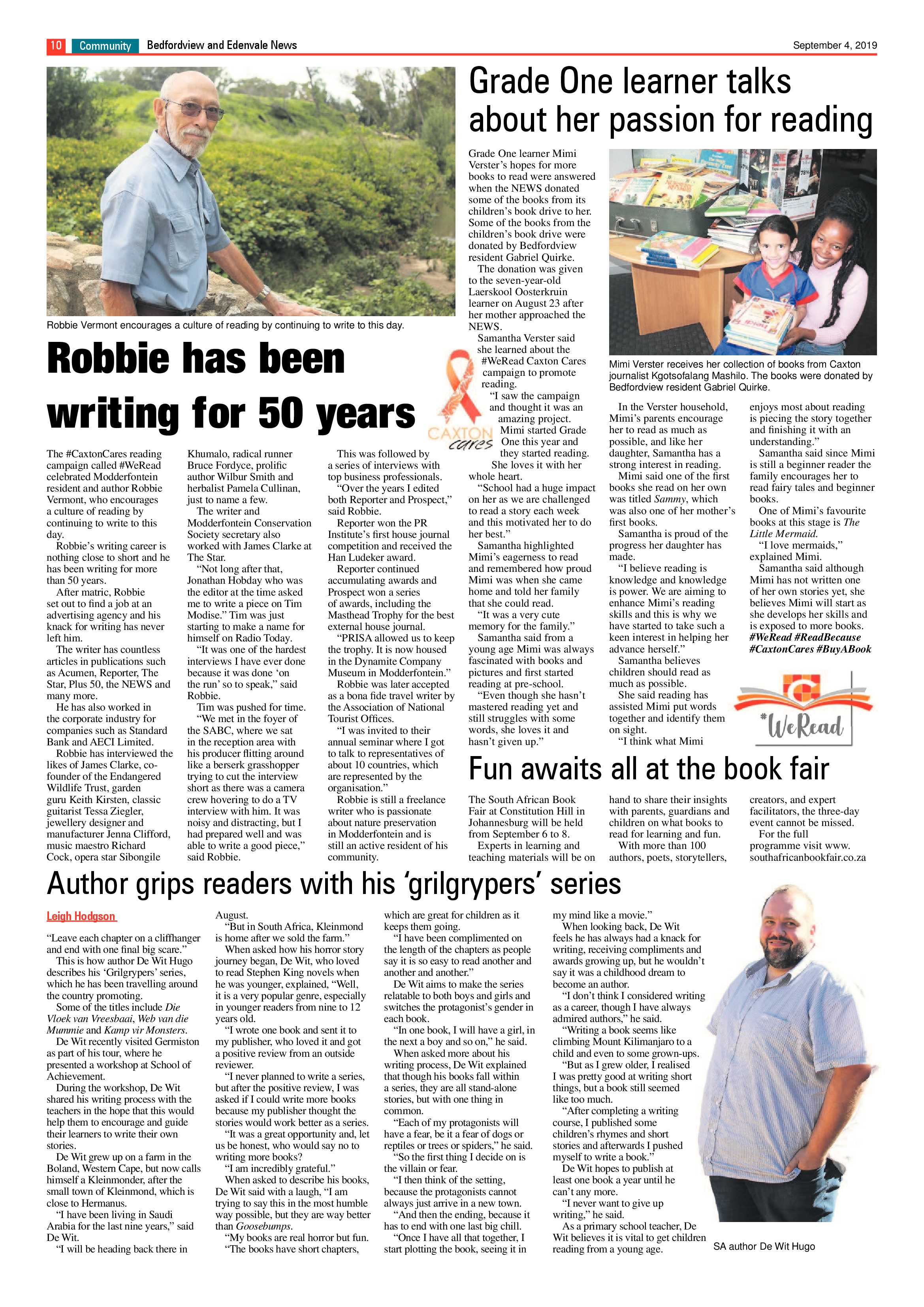 Bedfordview and Edenvale News 04 September 2019 page 10