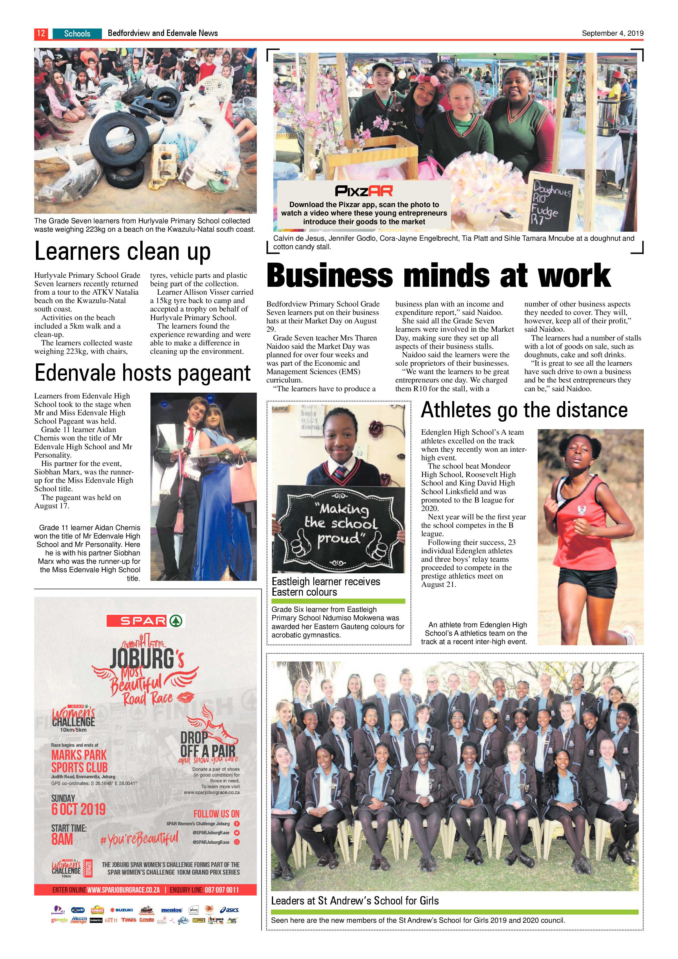 Bedfordview and Edenvale News 04 September 2019 page 12