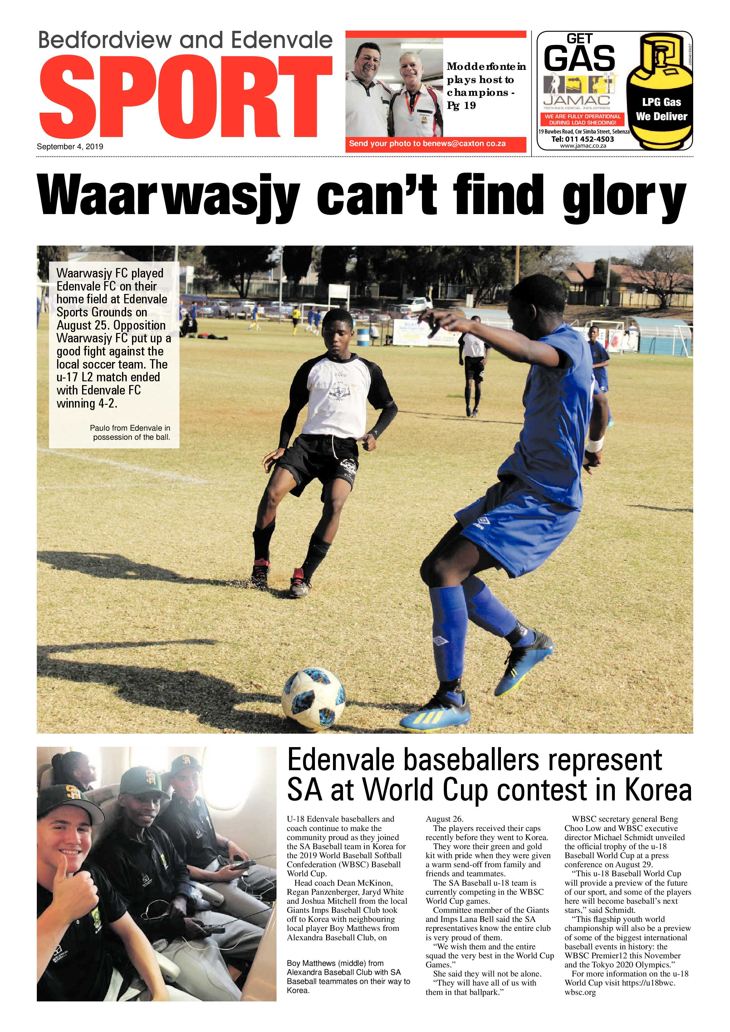 Bedfordview and Edenvale News 04 September 2019 page 20