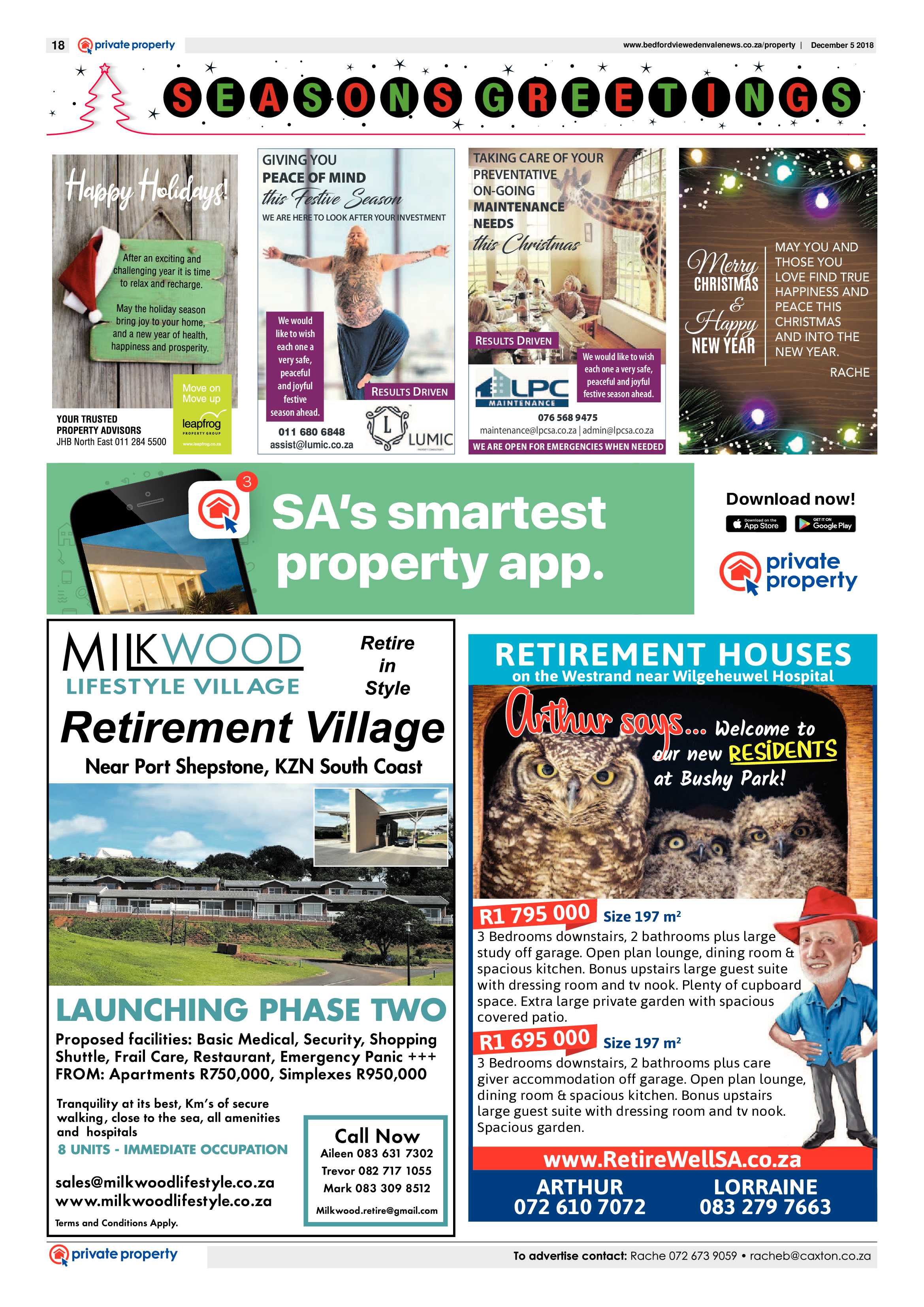 Bedfordview and Edenvale News 05 December 2018 page 18