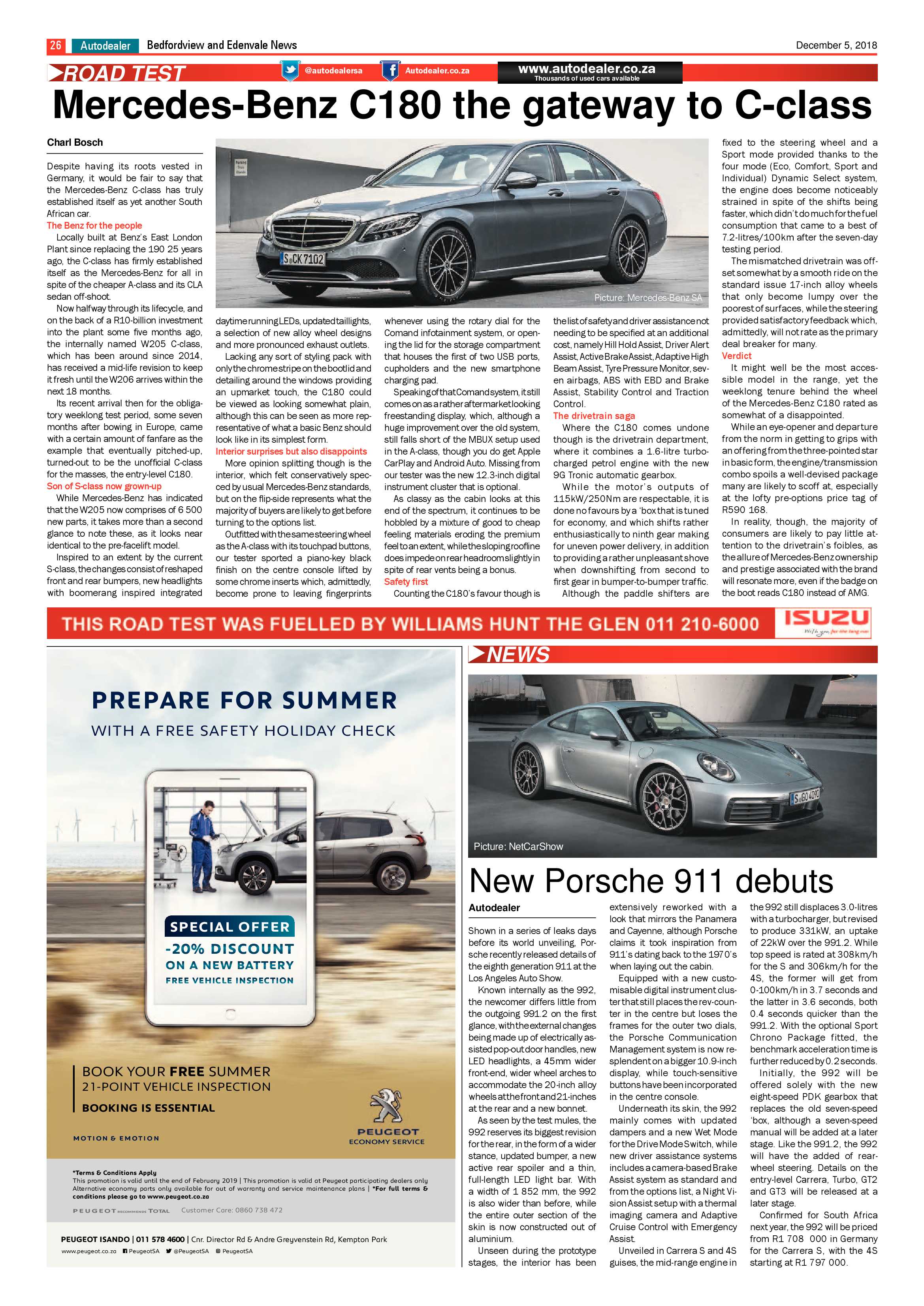 Bedfordview and Edenvale News 05 December 2018 page 26