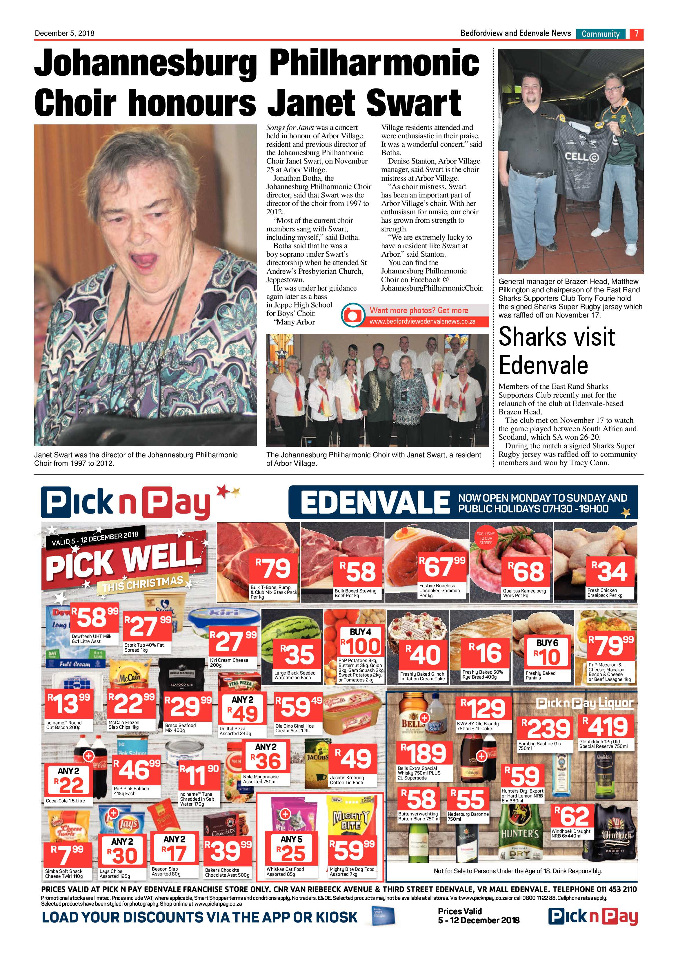 Bedfordview and Edenvale News 05 December 2018 page 7