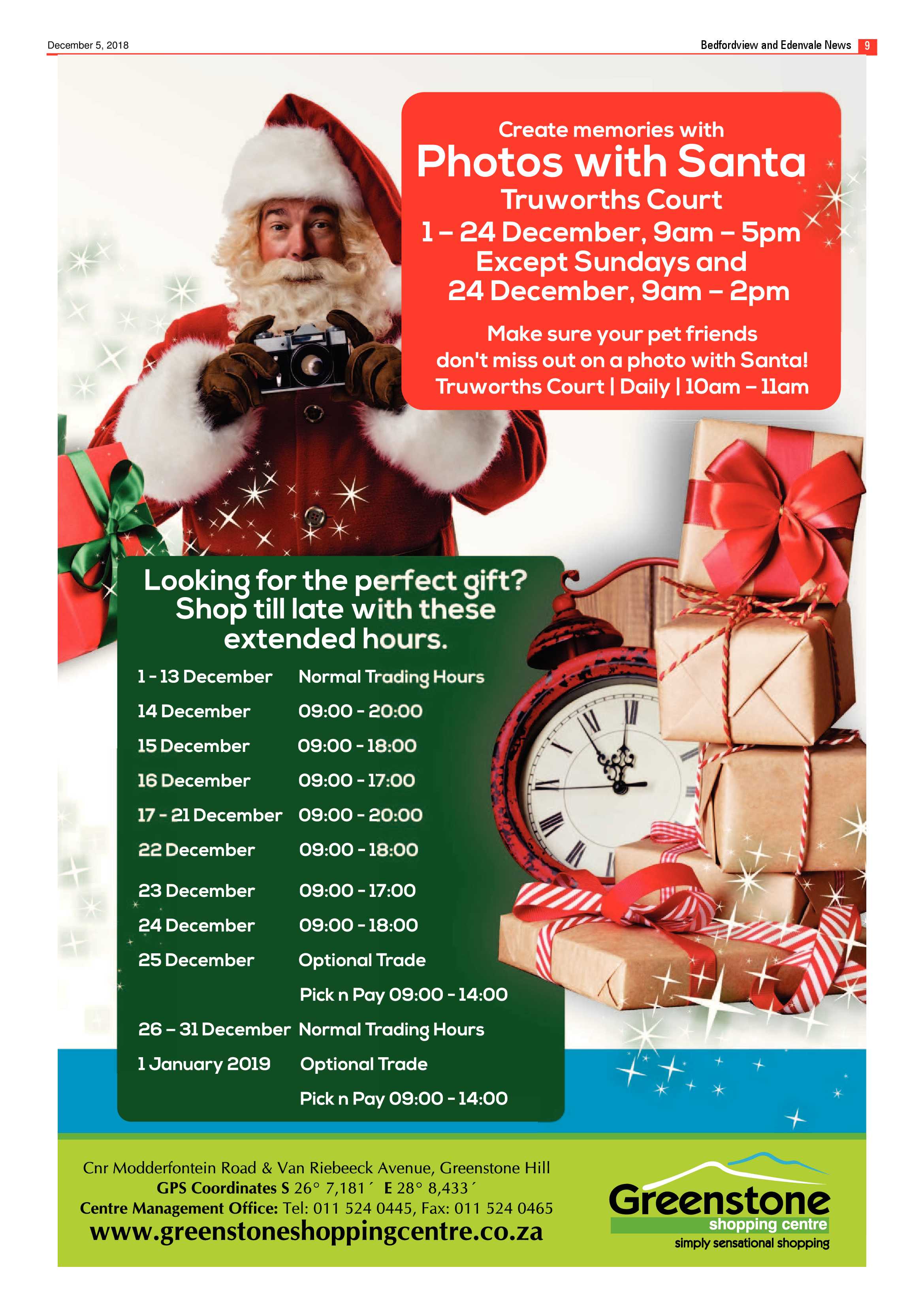 Bedfordview and Edenvale News 05 December 2018 page 9