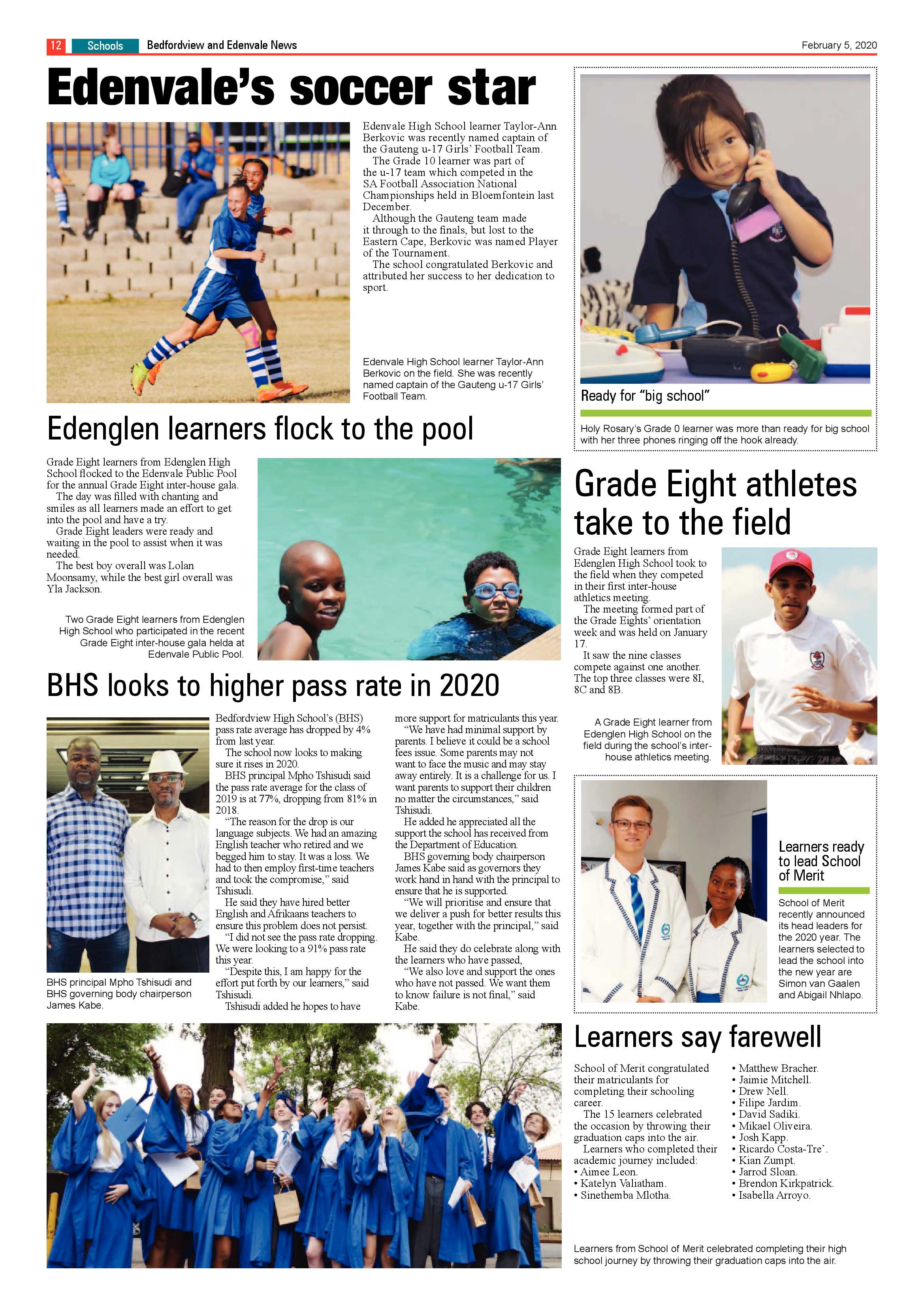 Bedfordview and Edenvale News 05 February 2020 page 12