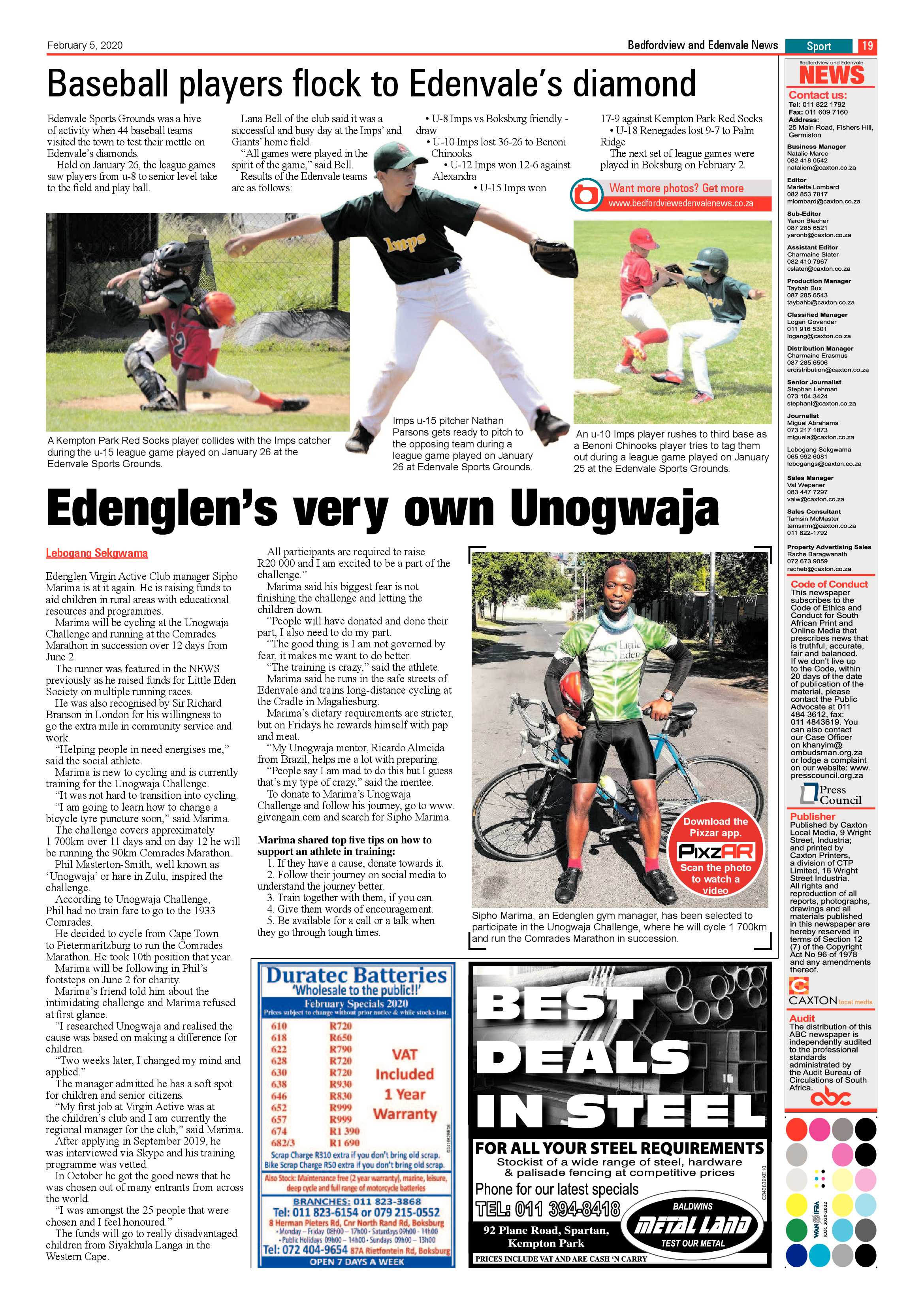 Bedfordview and Edenvale News 05 February 2020 page 19