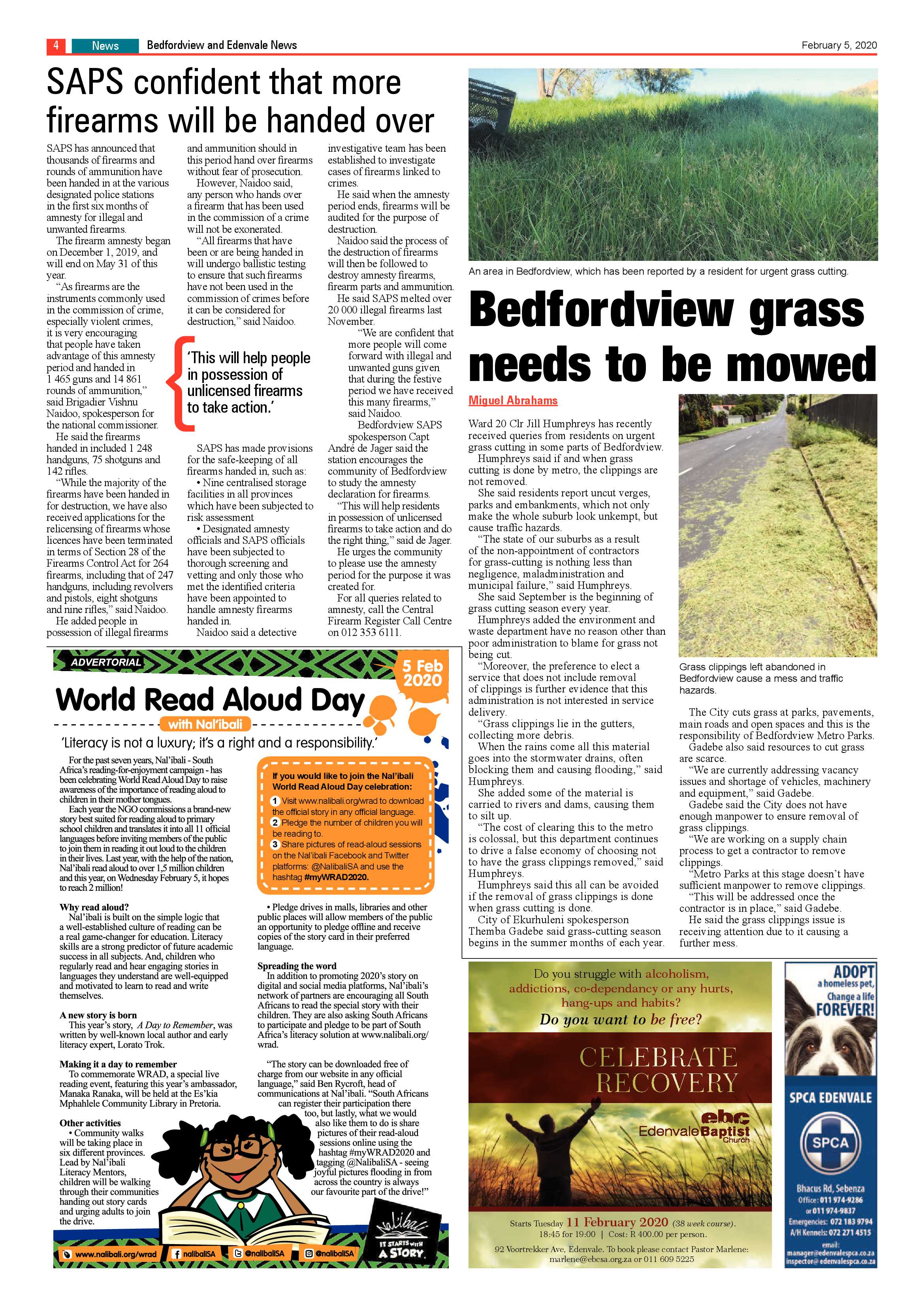 Bedfordview and Edenvale News 05 February 2020 page 4