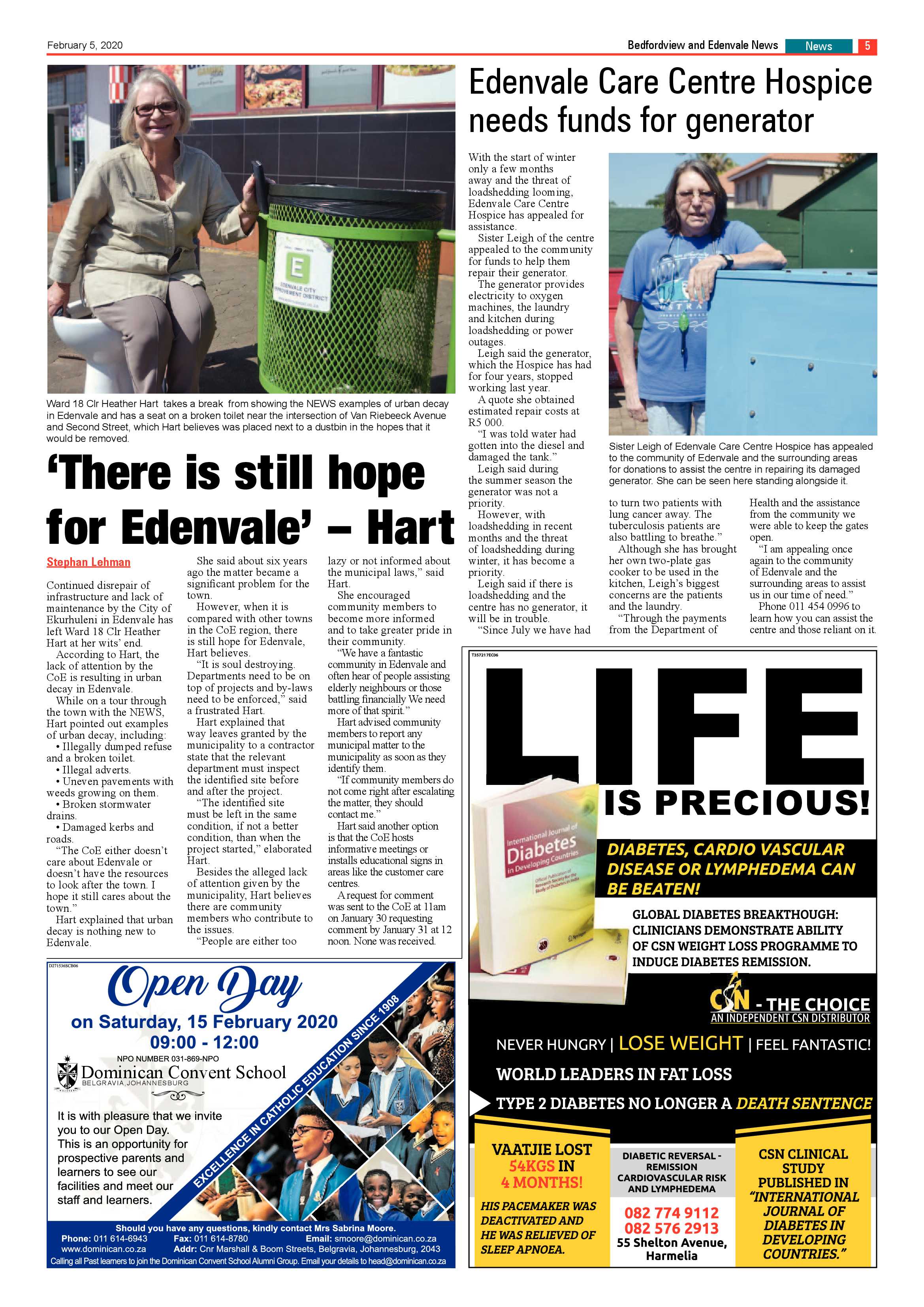 Bedfordview and Edenvale News 05 February 2020 page 5