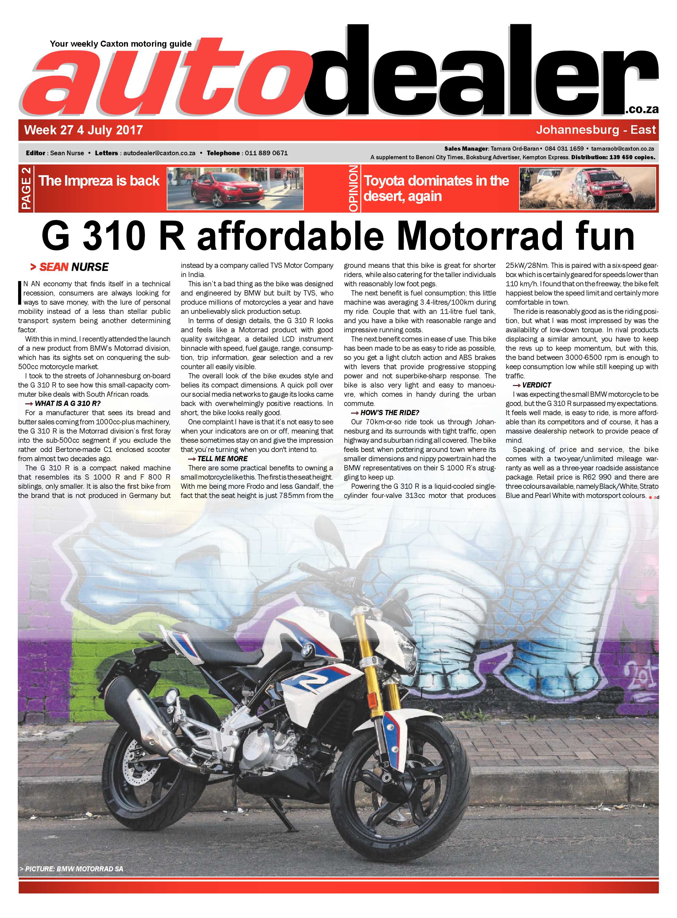 Bedfordview and Edenvale News 05 July 2017 page 21