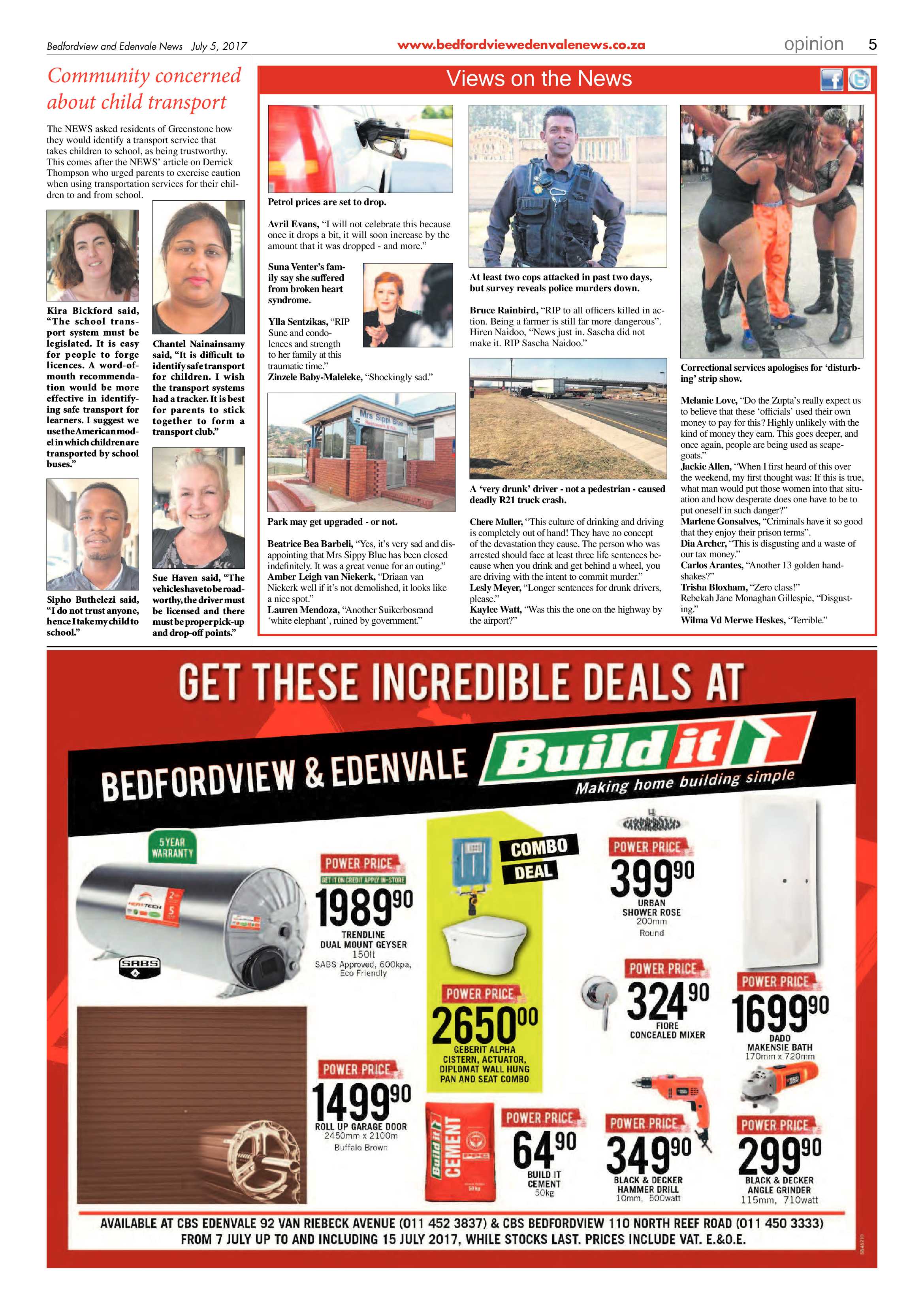 Bedfordview and Edenvale News 05 July 2017 page 5