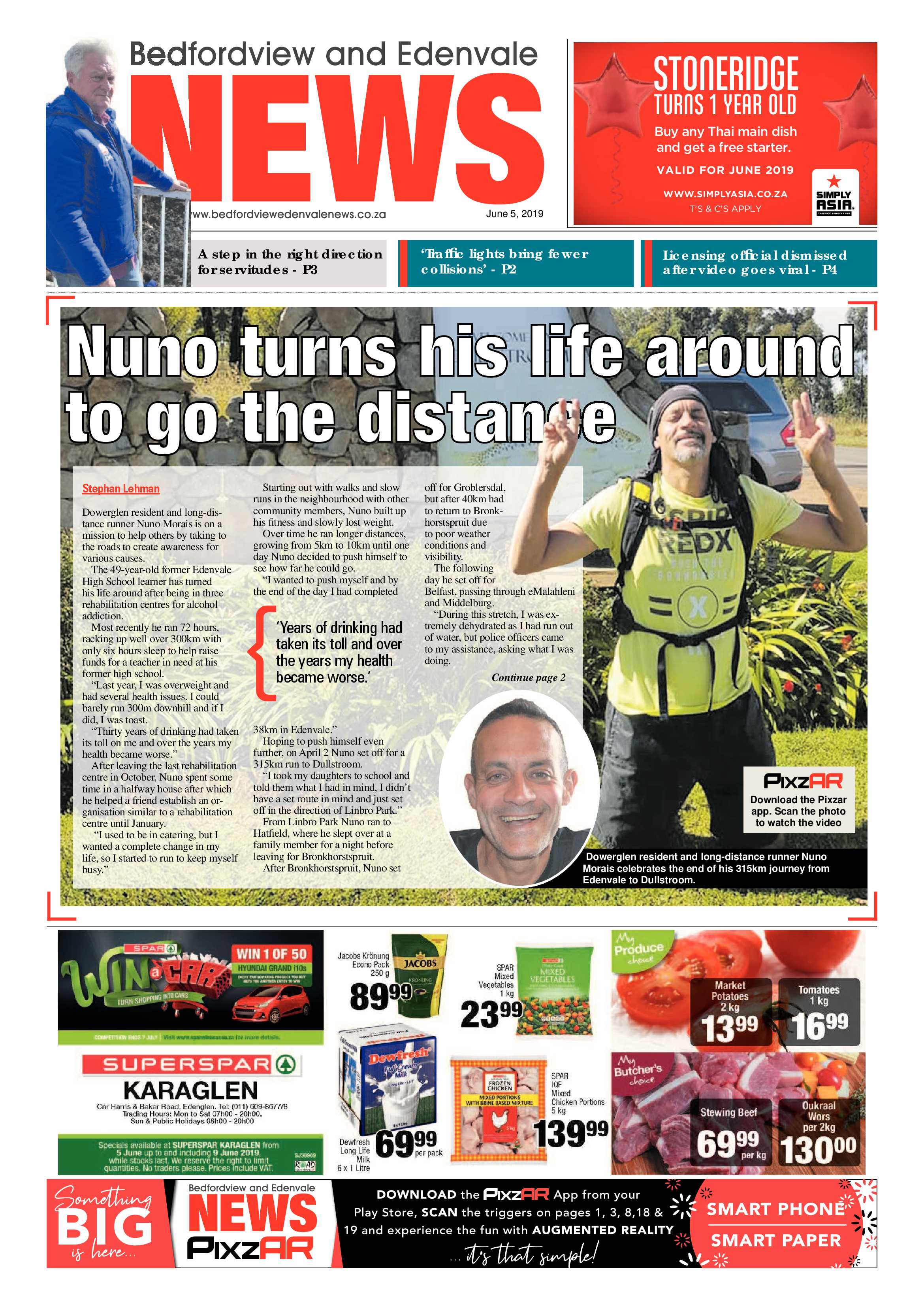 Bedfordview and Edenvale News 05 June 2019 page 1