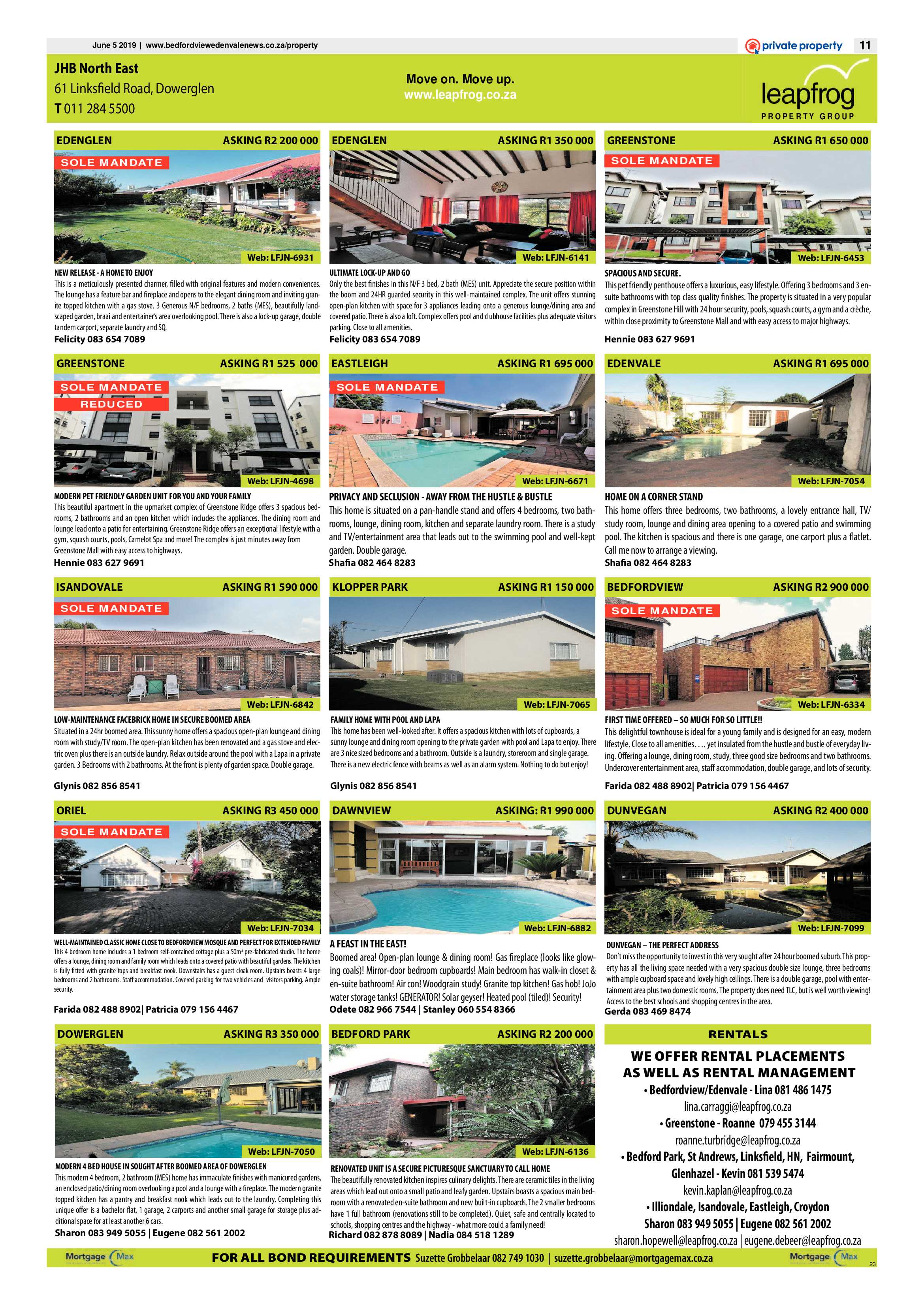 Bedfordview and Edenvale News 05 June 2019 page 11