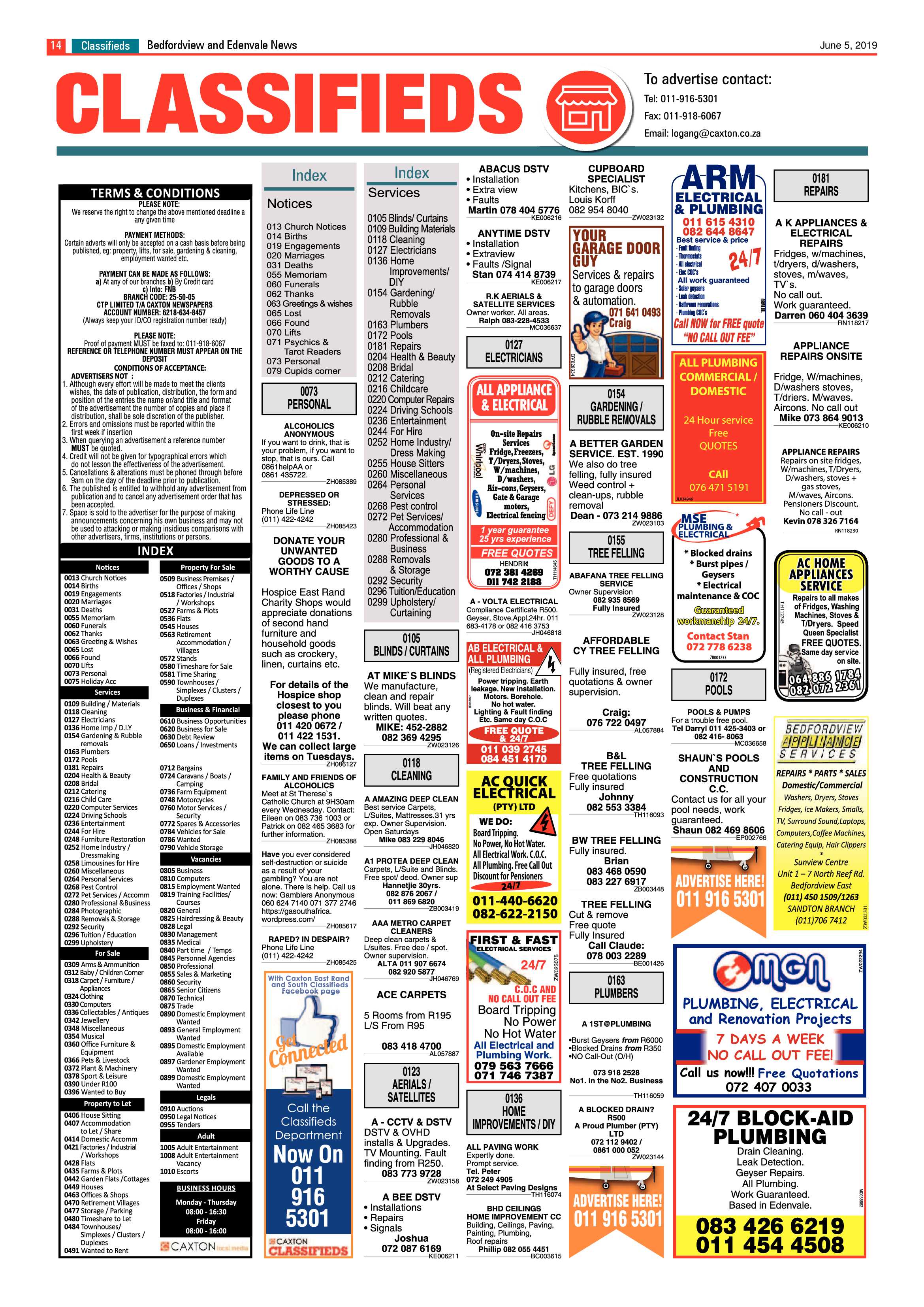 Bedfordview and Edenvale News 05 June 2019 page 14