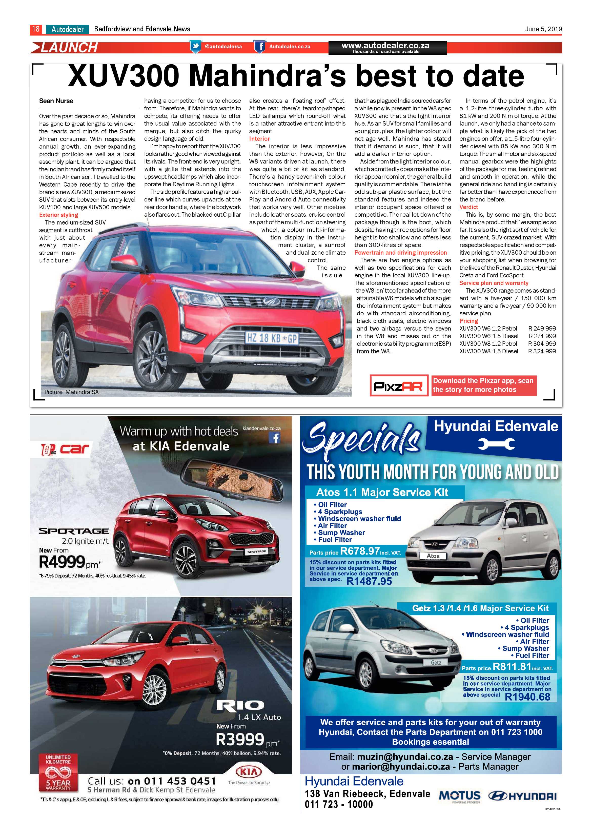 Bedfordview and Edenvale News 05 June 2019 page 18