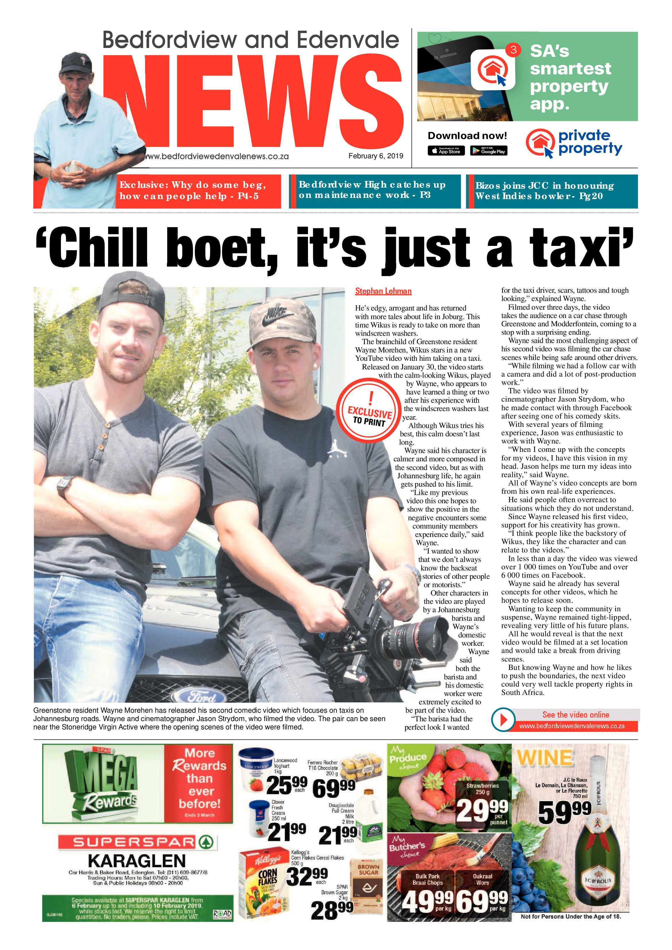 Bedfordview and Edenvale News 06 February 2019 page 1