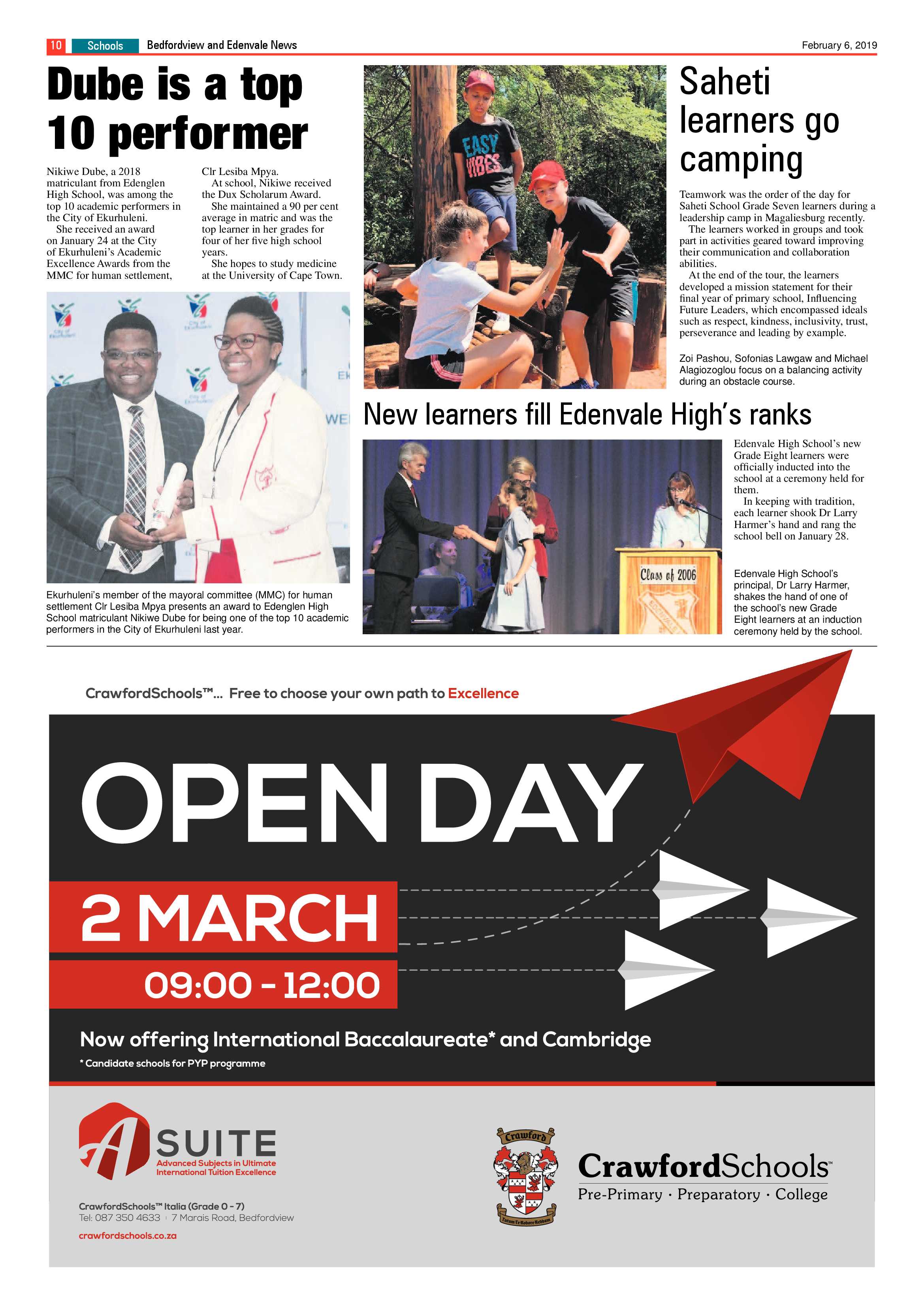 Bedfordview and Edenvale News 06 February 2019 page 10
